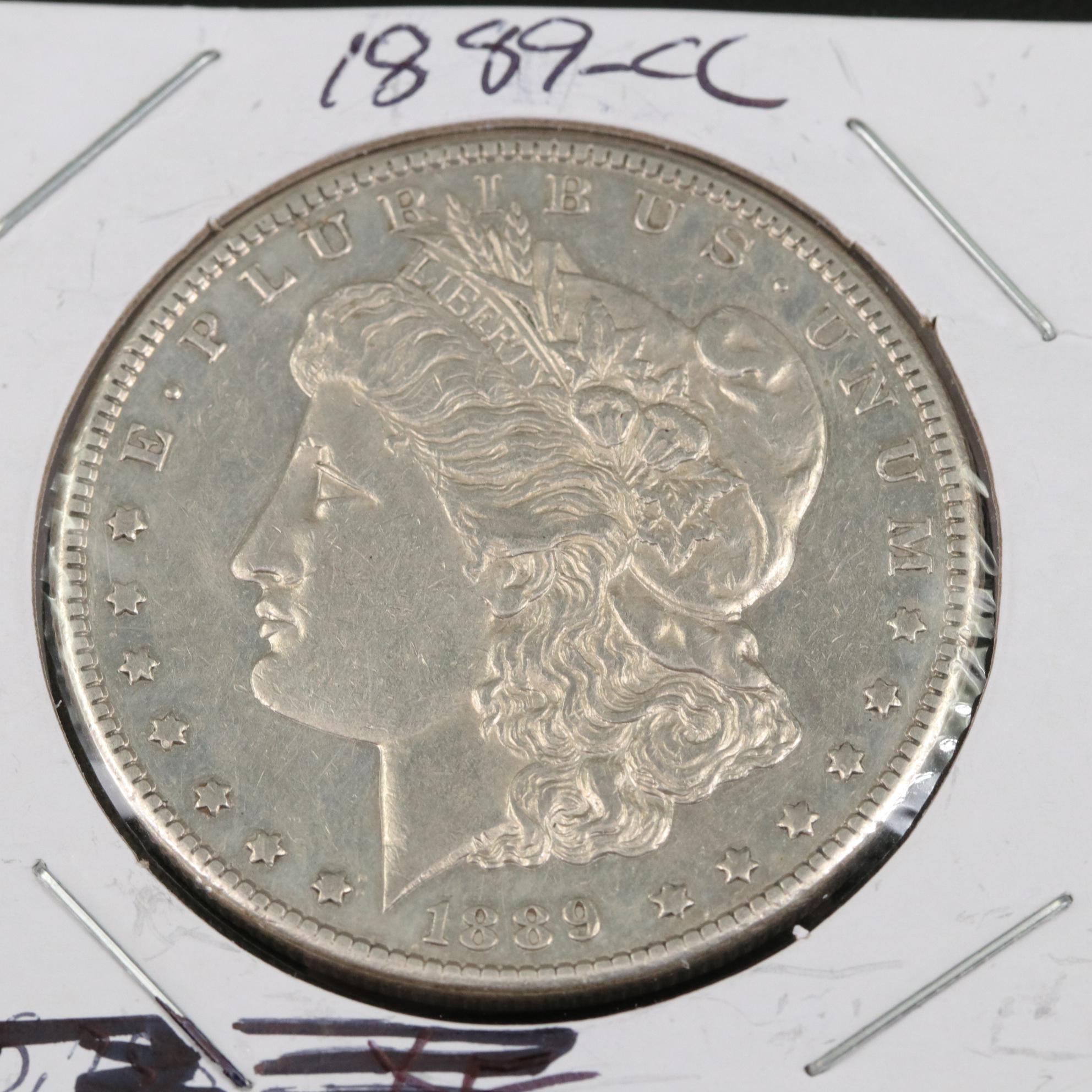 Low Mintage 1889 Carson City Morgan Silver Dollar