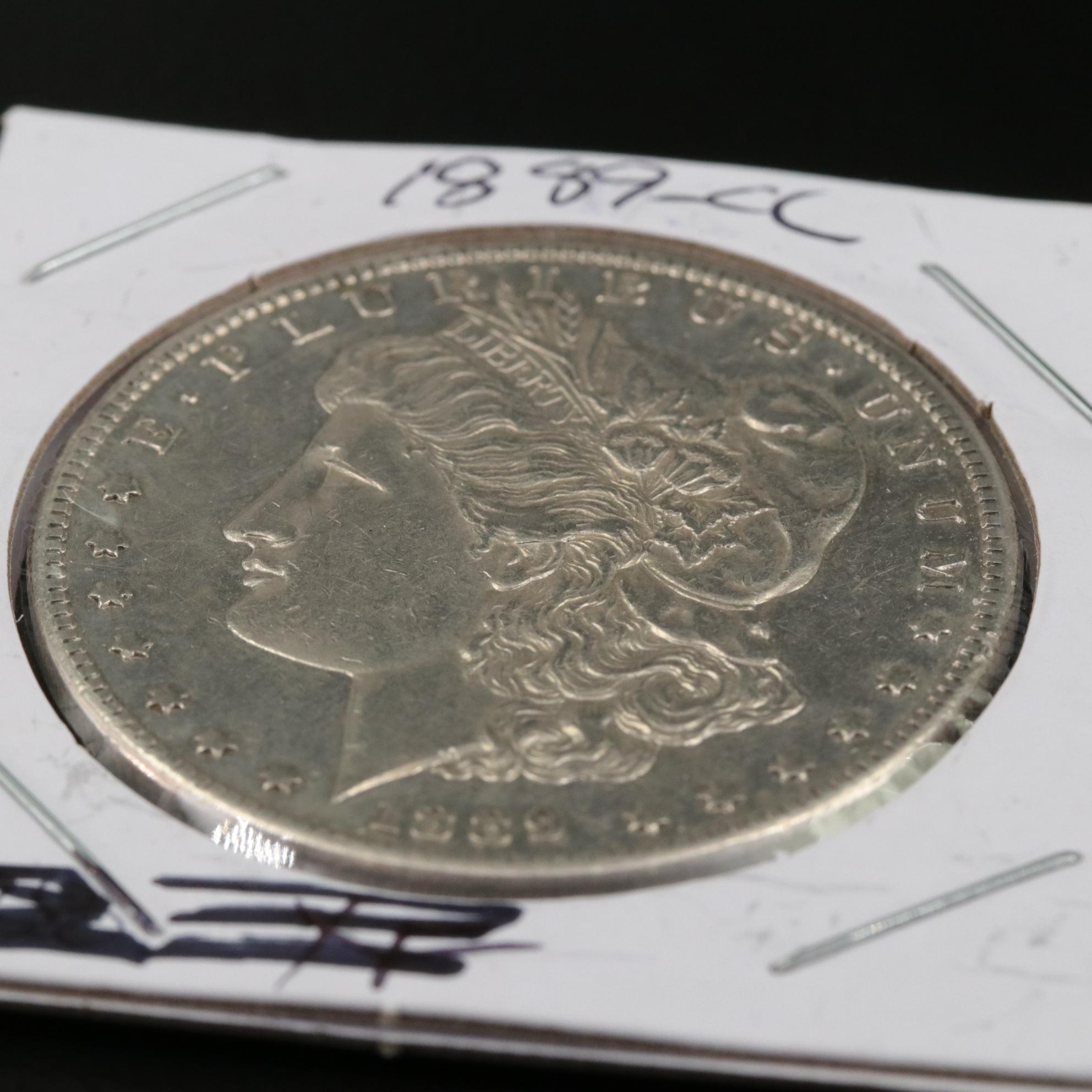 Low Mintage 1889 Carson City Morgan Silver Dollar