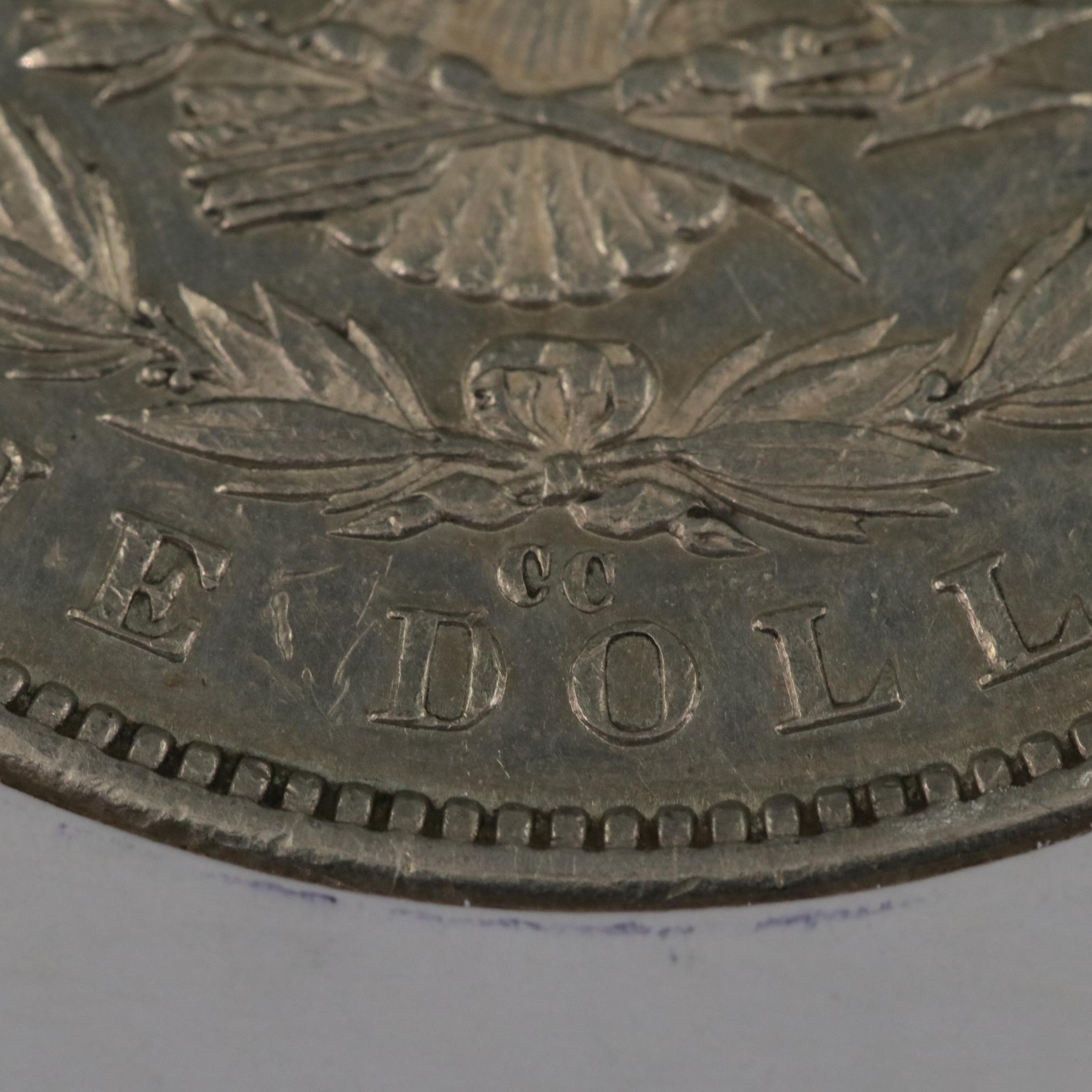 Low Mintage 1889 Carson City Morgan Silver Dollar