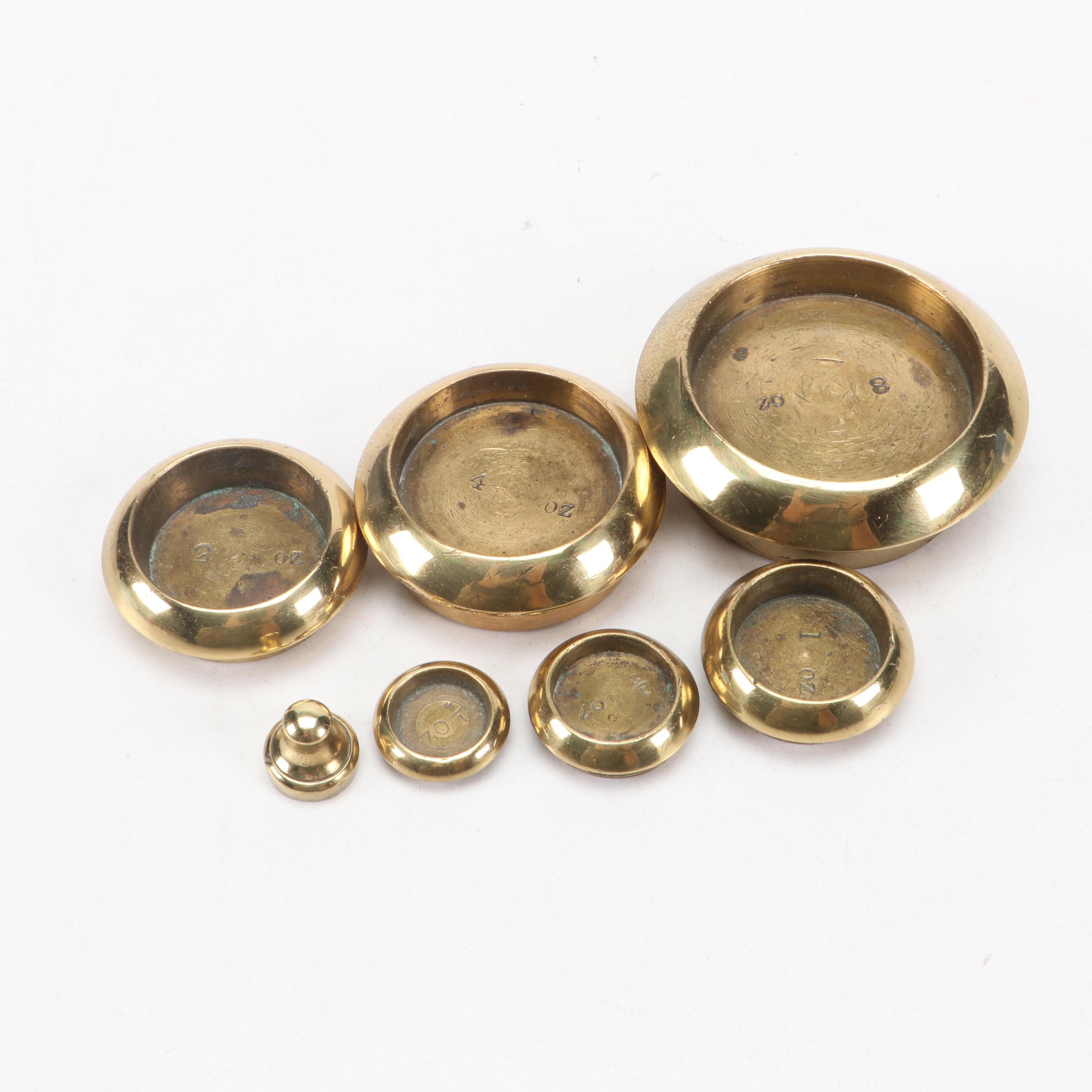 Brass Pyramid 8oz Stacking Weights