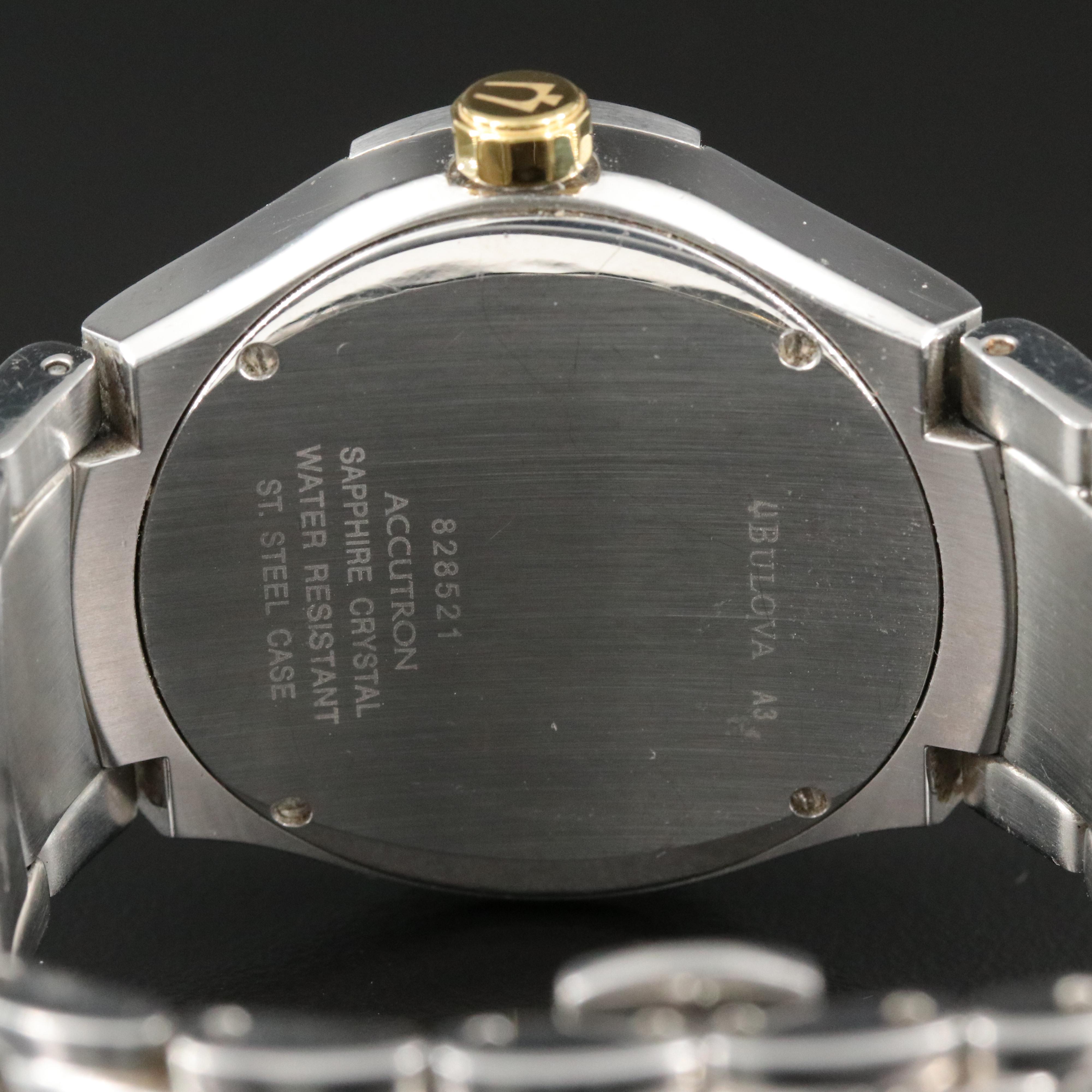 Bulova Accutron Quartz Stainless Steel 100 Meter Watch