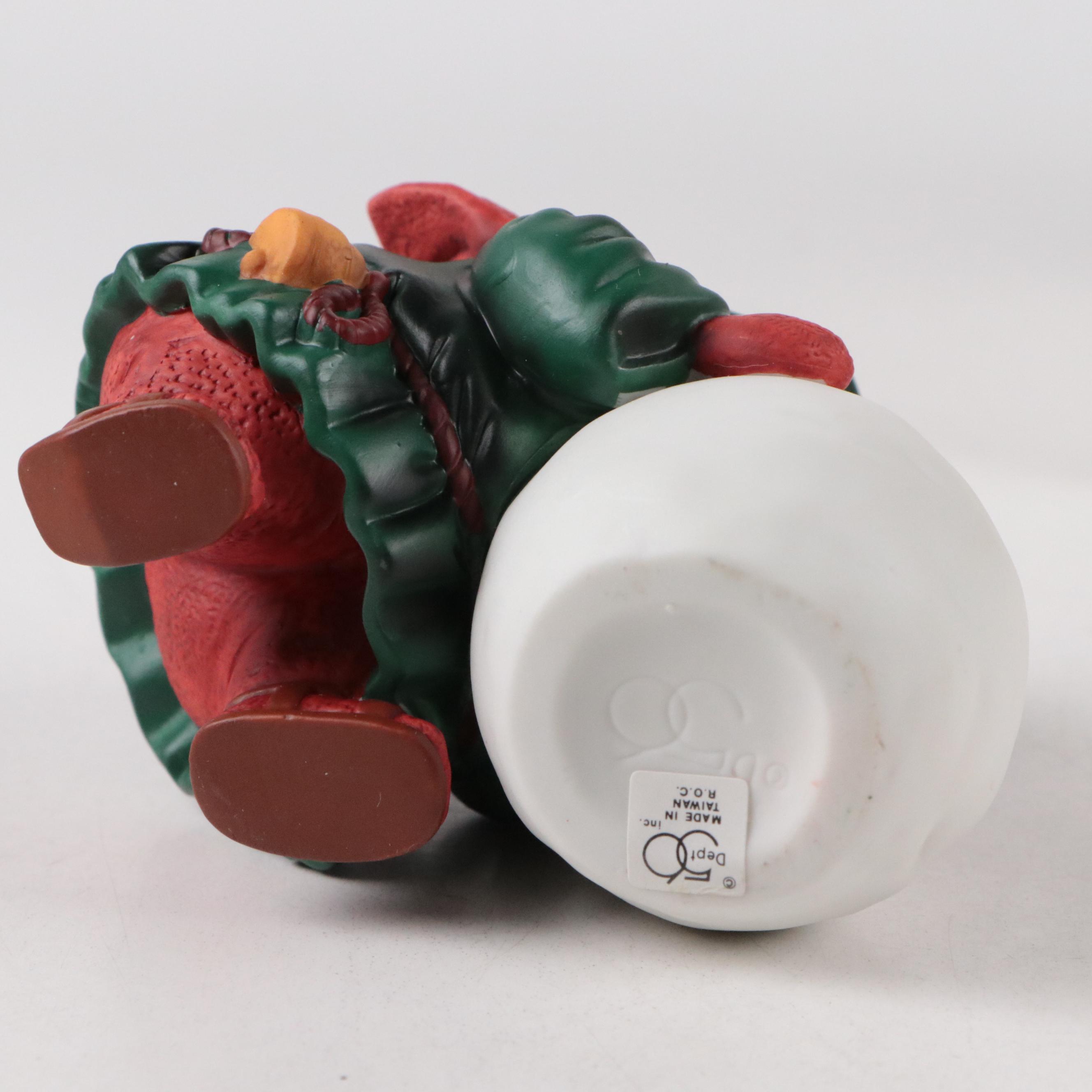 Department 56 "Sigmund the Snowshoer" and More Porcelain Christmas Decorations