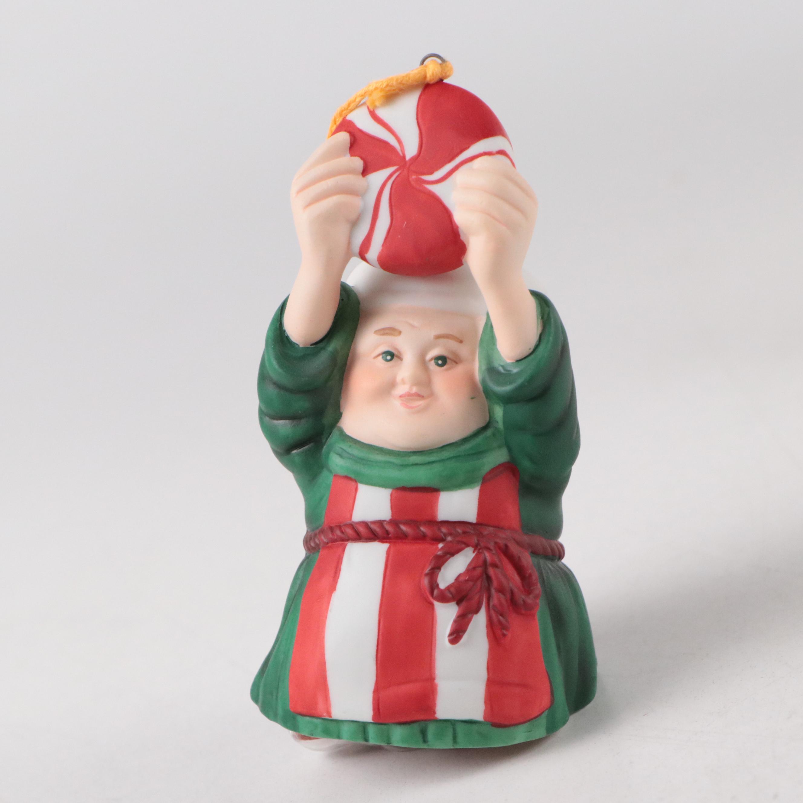 Department 56 "Sigmund the Snowshoer" and More Porcelain Christmas Decorations