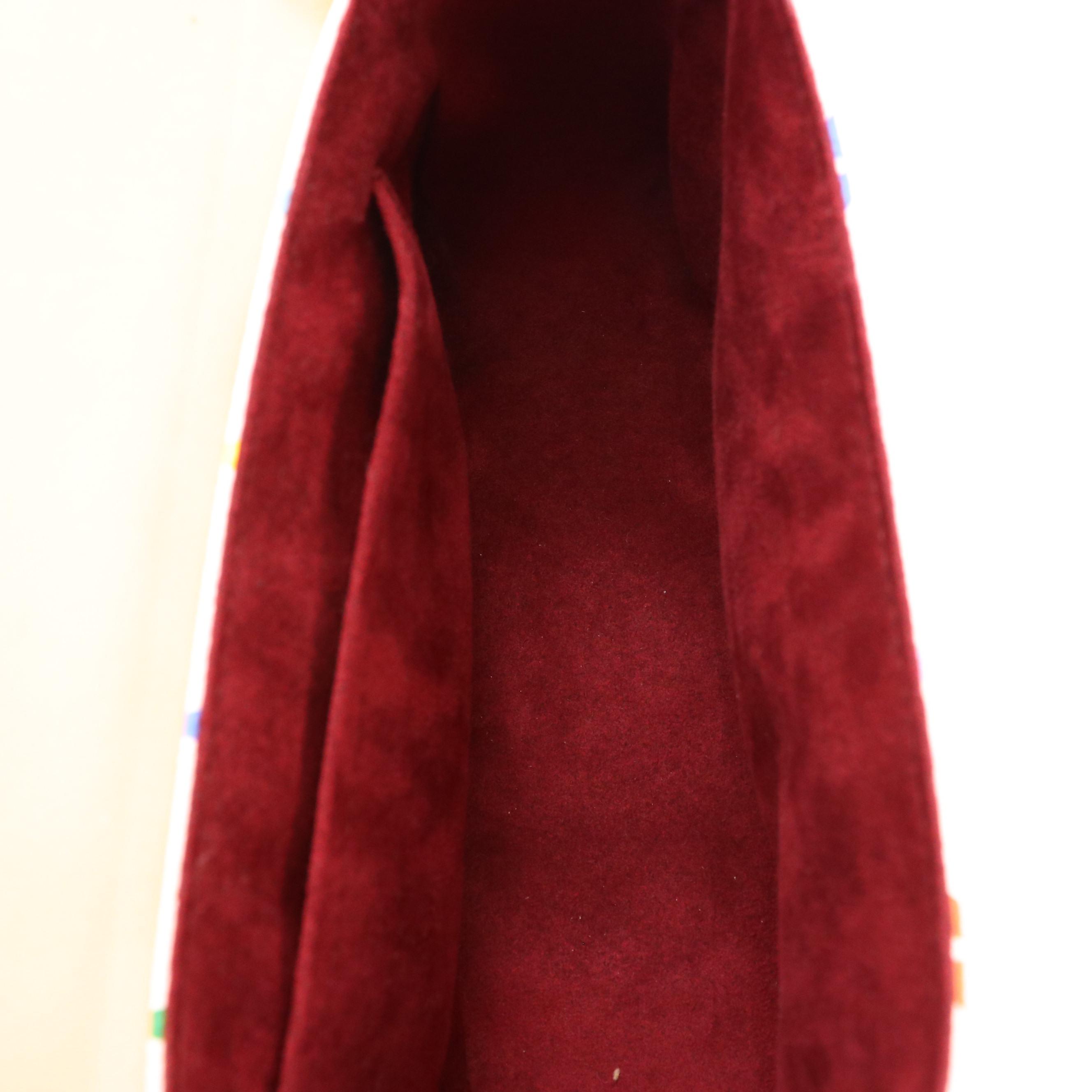 Louis Vuitton Sologne Shoulder Bag in Black Multicolore Canvas and Leather