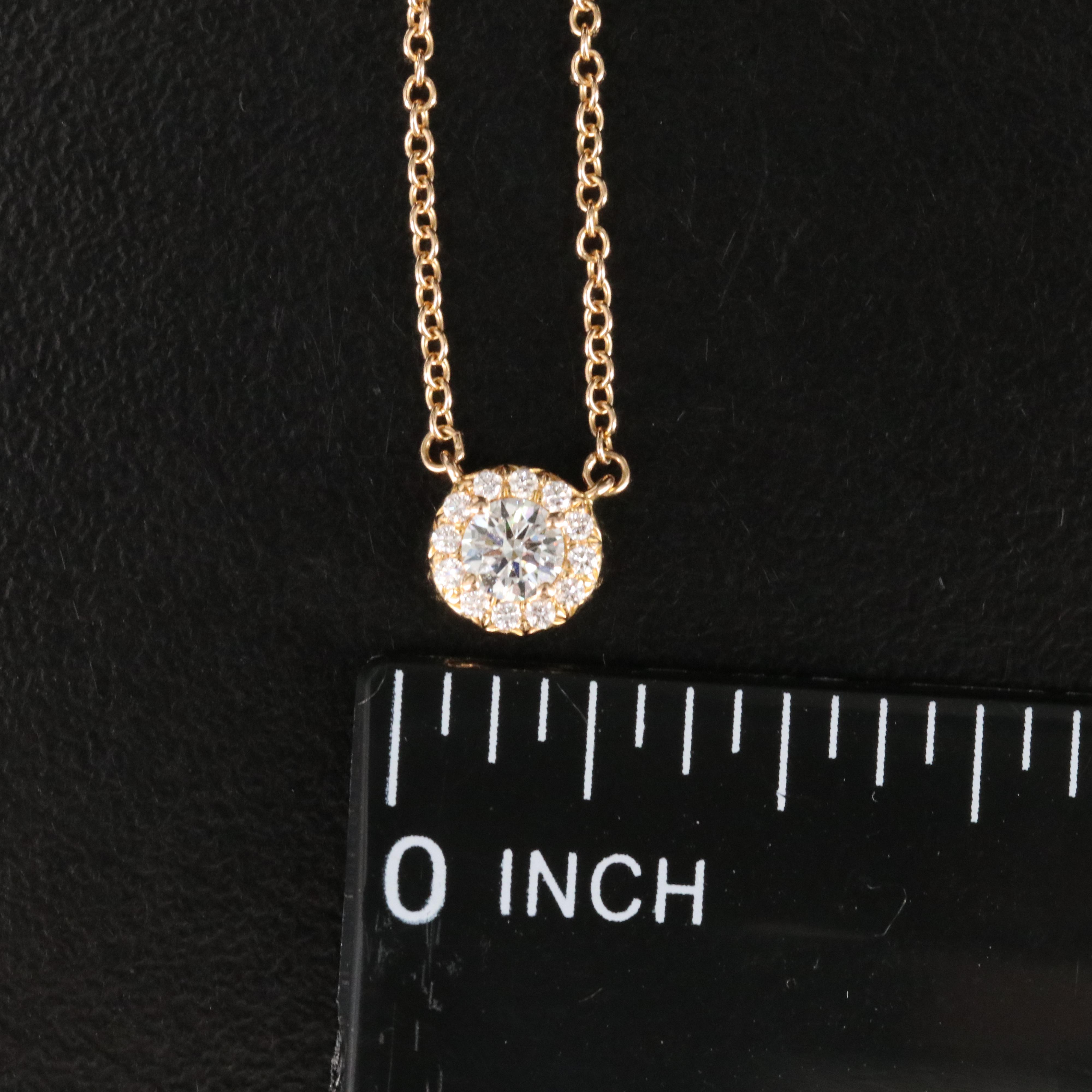 Tiffany & Co. Soleste 18K Rose Gold Diamond Necklace