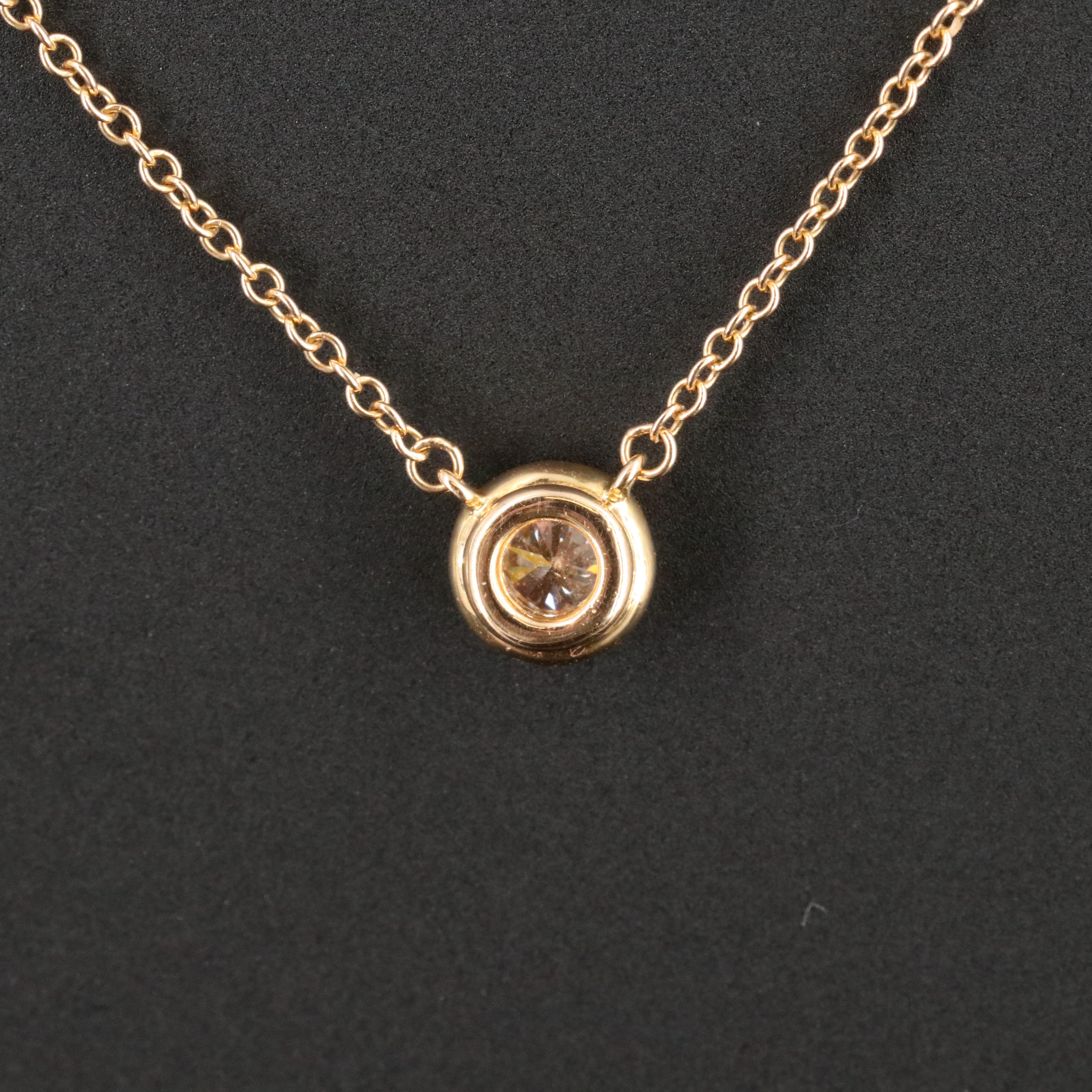 Tiffany & Co. Soleste 18K Rose Gold Diamond Necklace