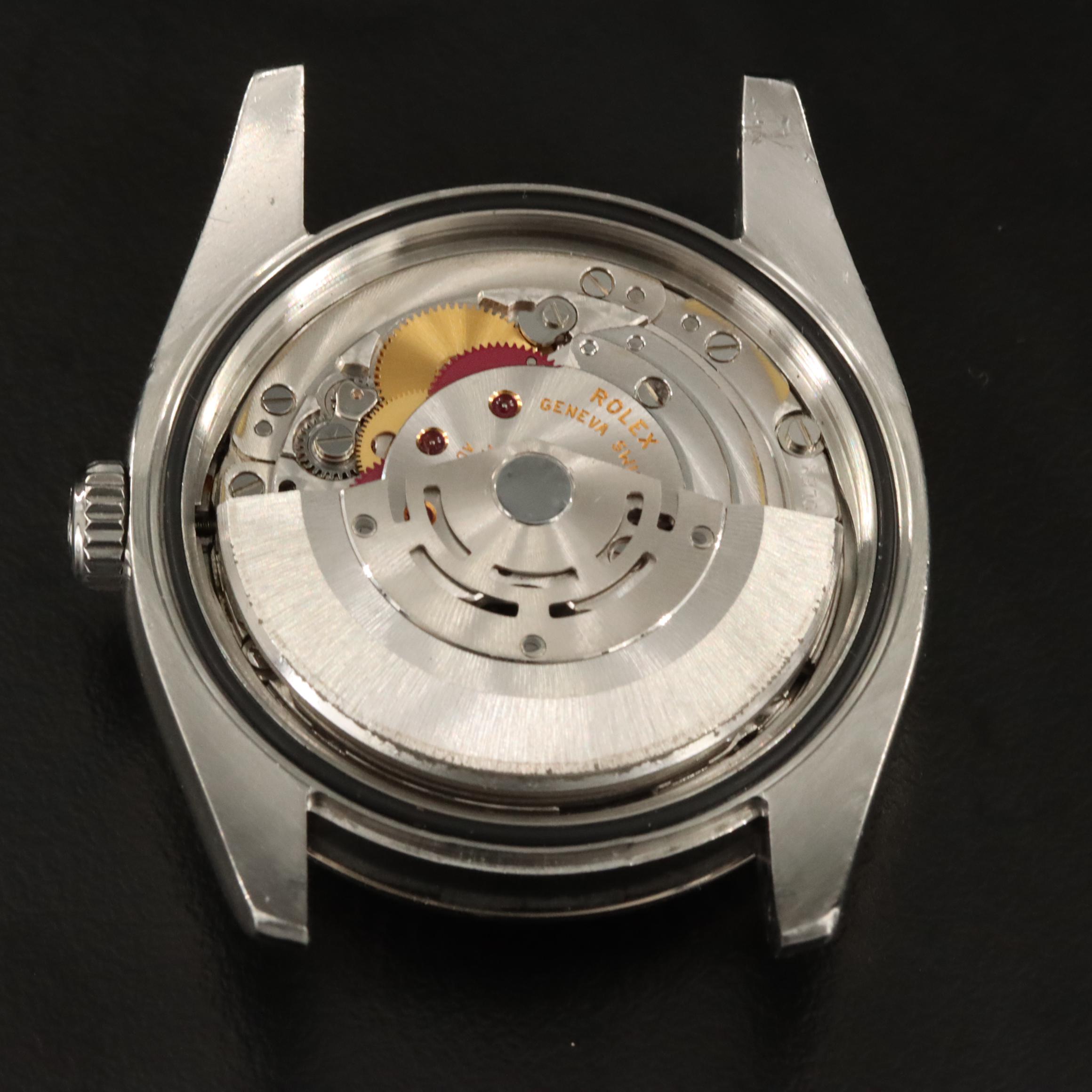 2007 Rolex Silver Roman Dial White Gold and Steel Datejust Watch