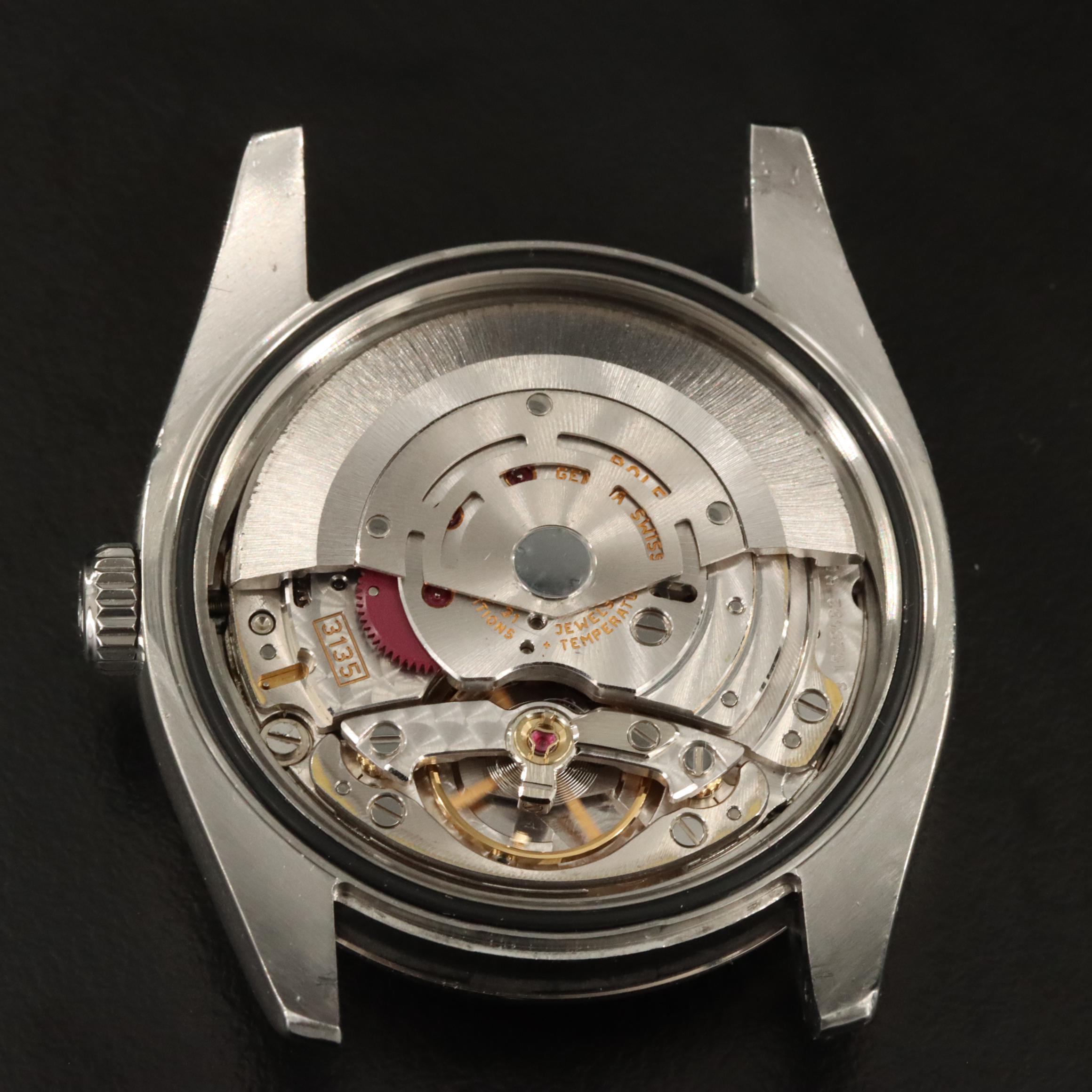 2007 Rolex Silver Roman Dial White Gold and Steel Datejust Watch