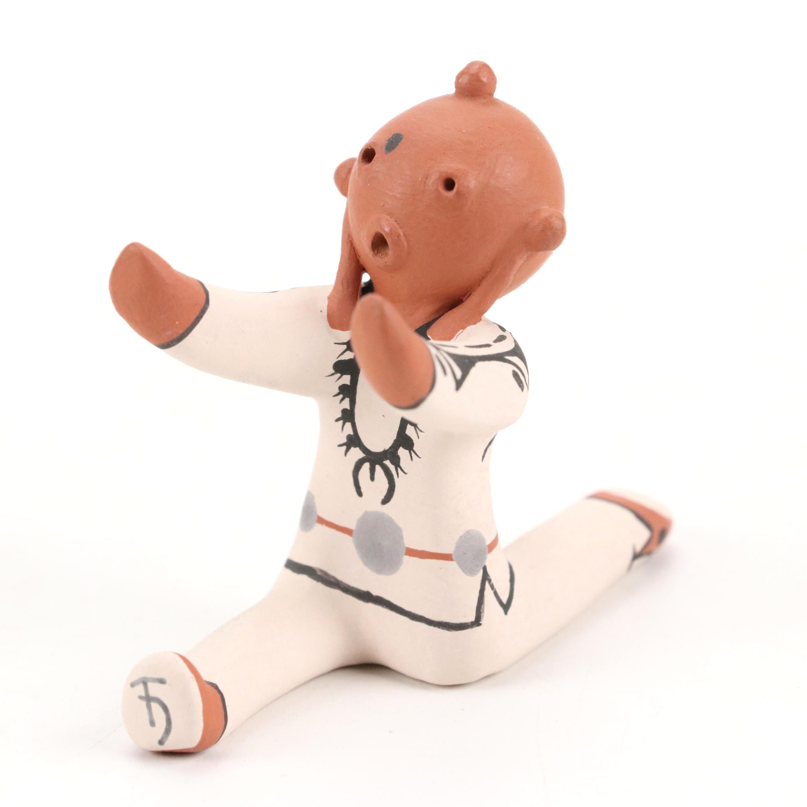 Tony Dallas Hopi Pueblo Pottery Mudhead Figure