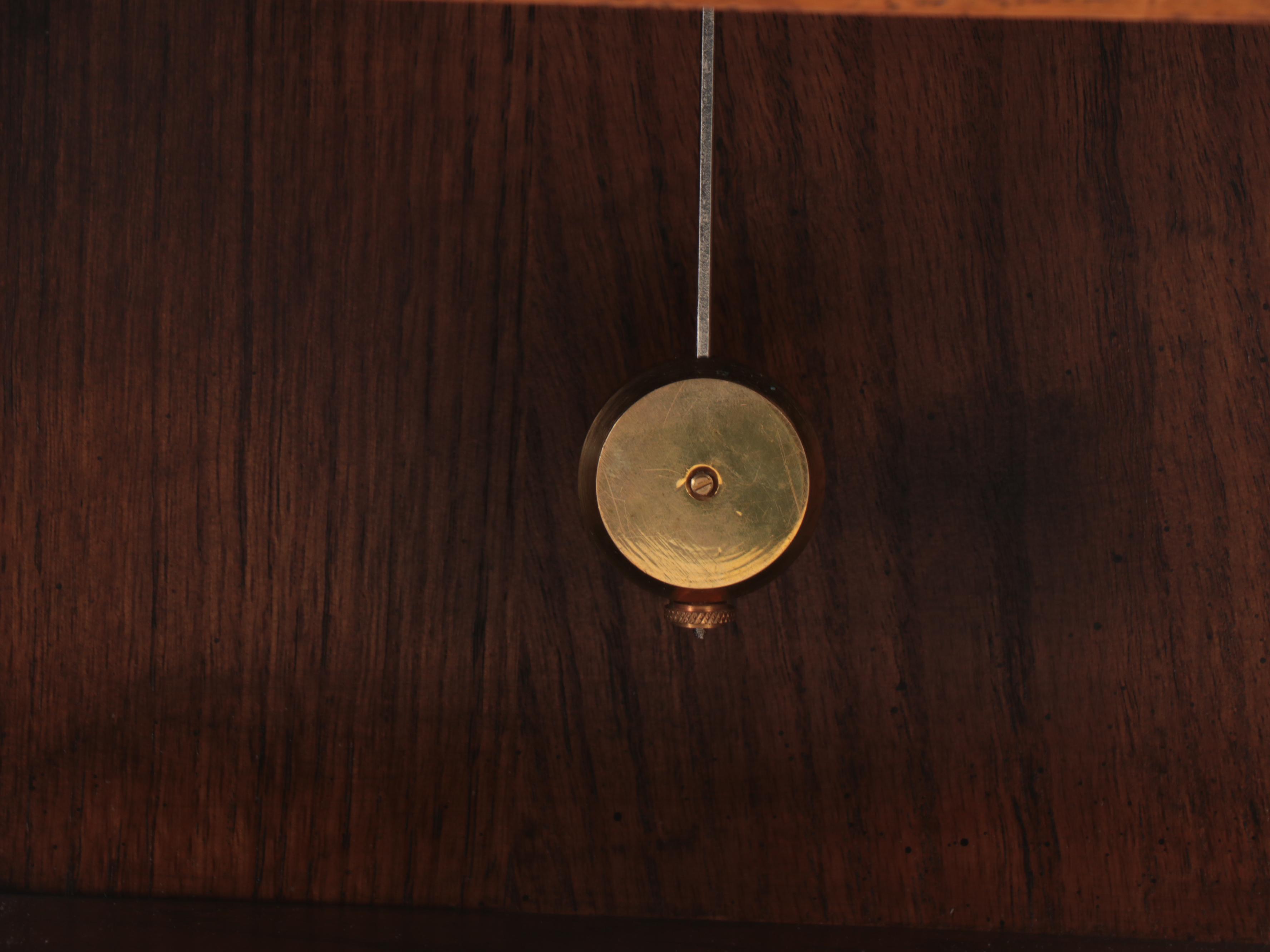 German Ridgeway Oak Wooden Mantel Clock