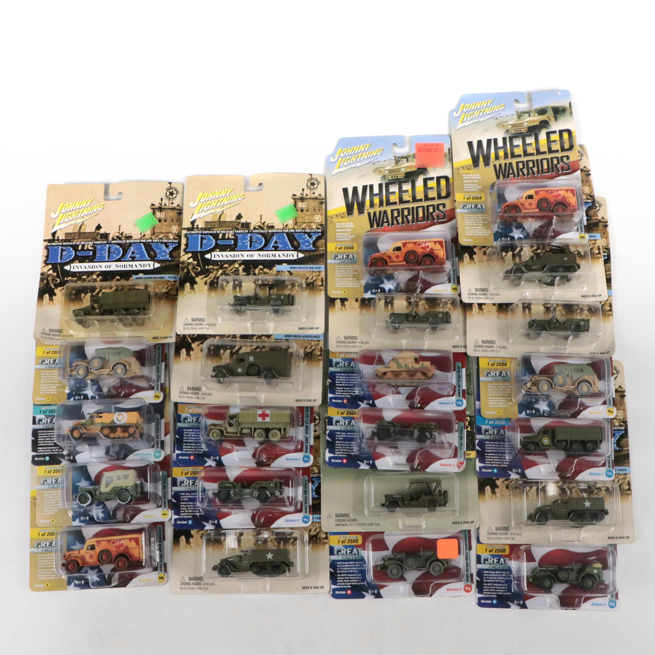 Johnny Lightning D-Day 75 Years "WWII Willys MB Jeep" and More Toy Vehicles