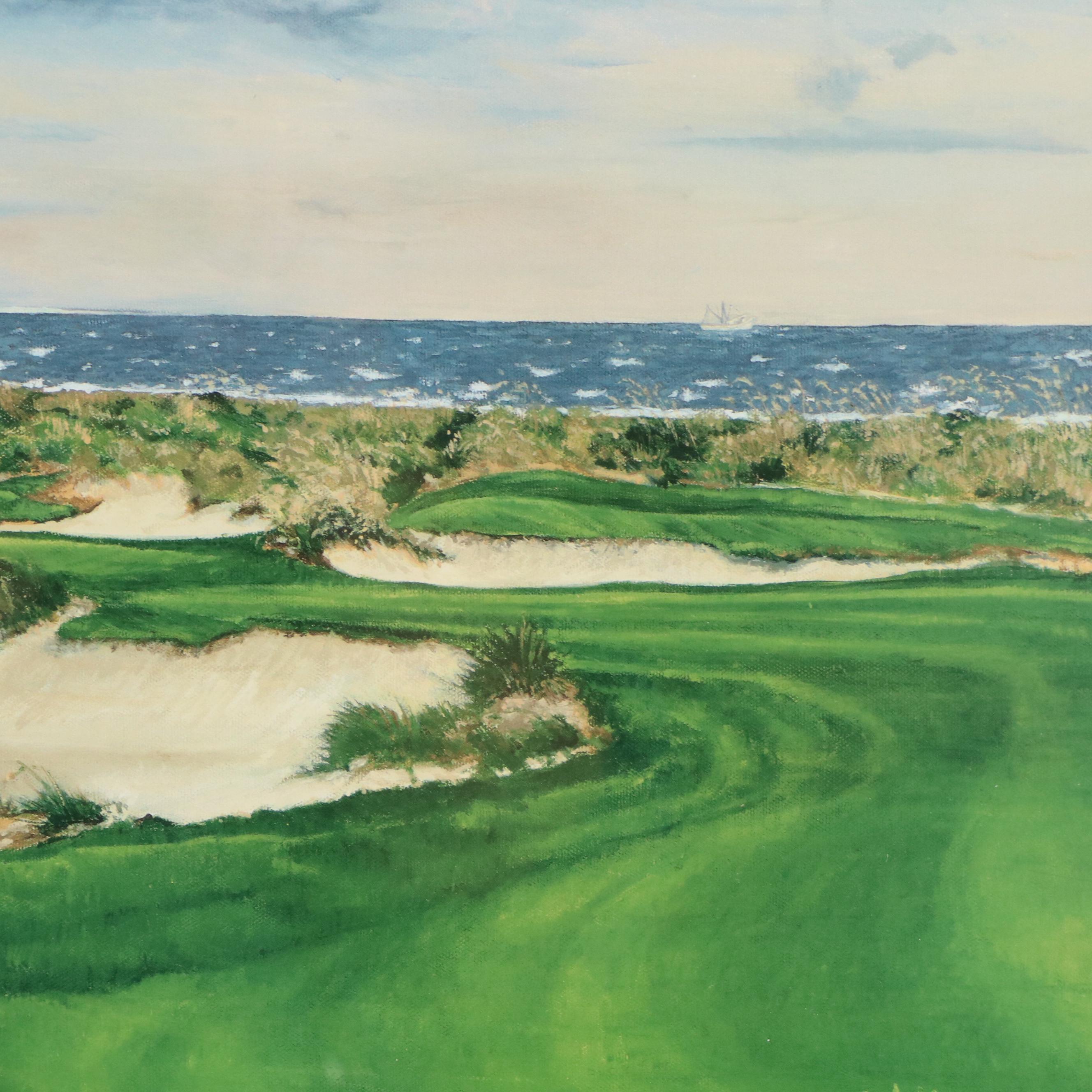 Offset Lithograph "The 18th Hole, Ocean Course," 1991