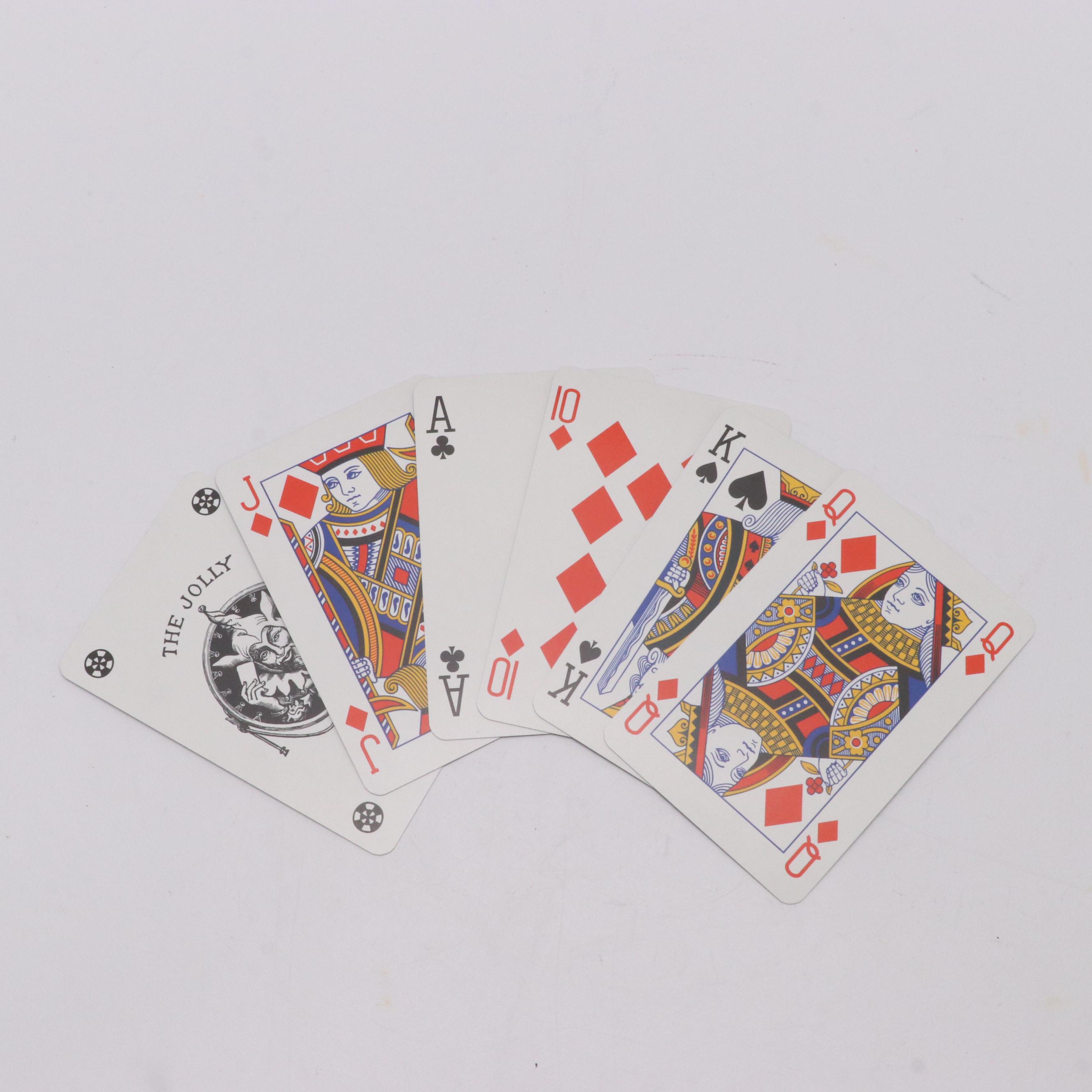 Hermès Set of Couvertures Nouvelles Poker Playing Cards with Box