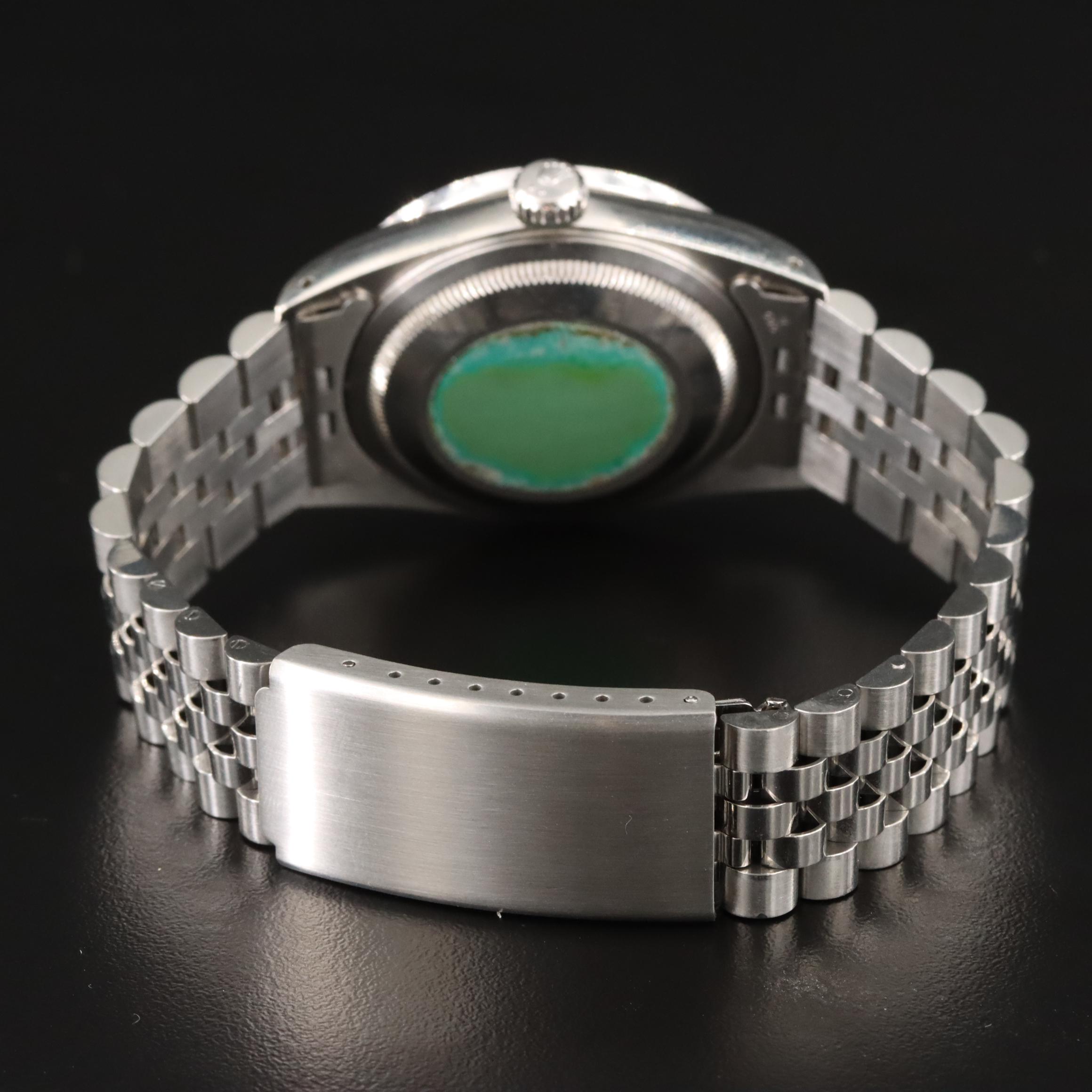 1989 Rolex Custom Diamond Dial and Bezel Datejust Watch