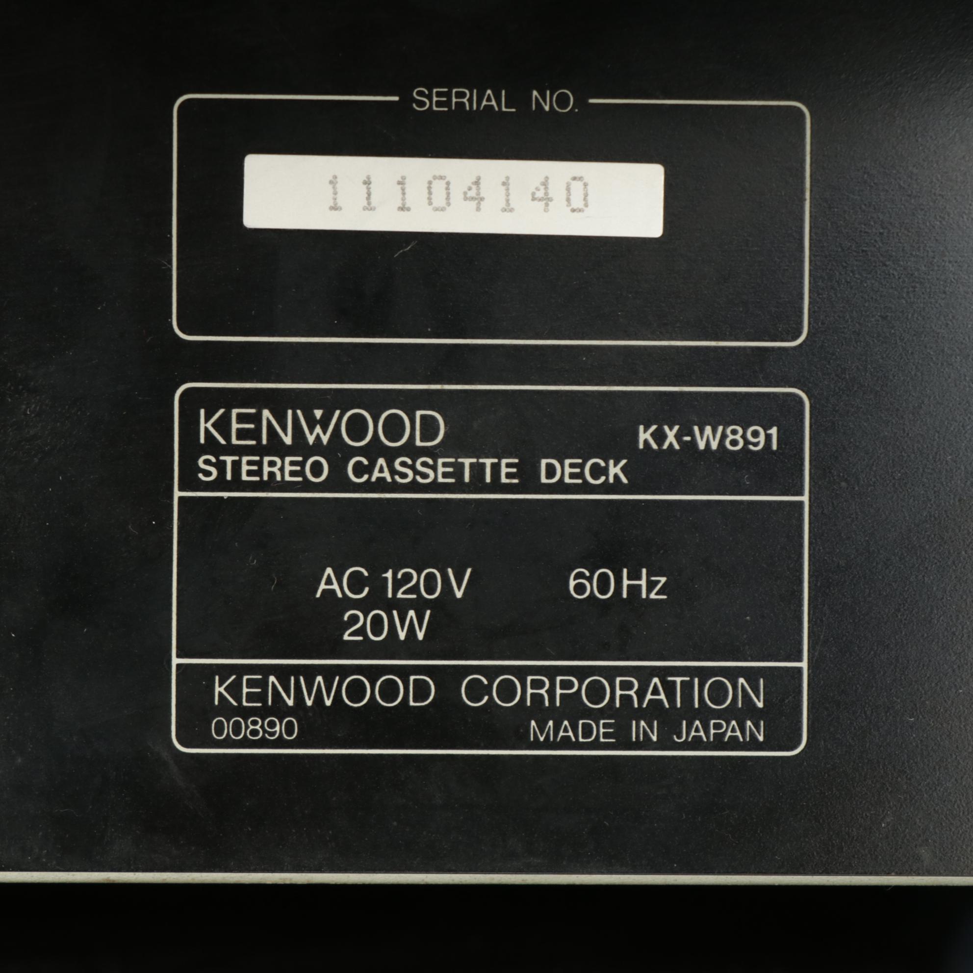 Kenwood Stereo Component System with Speakers