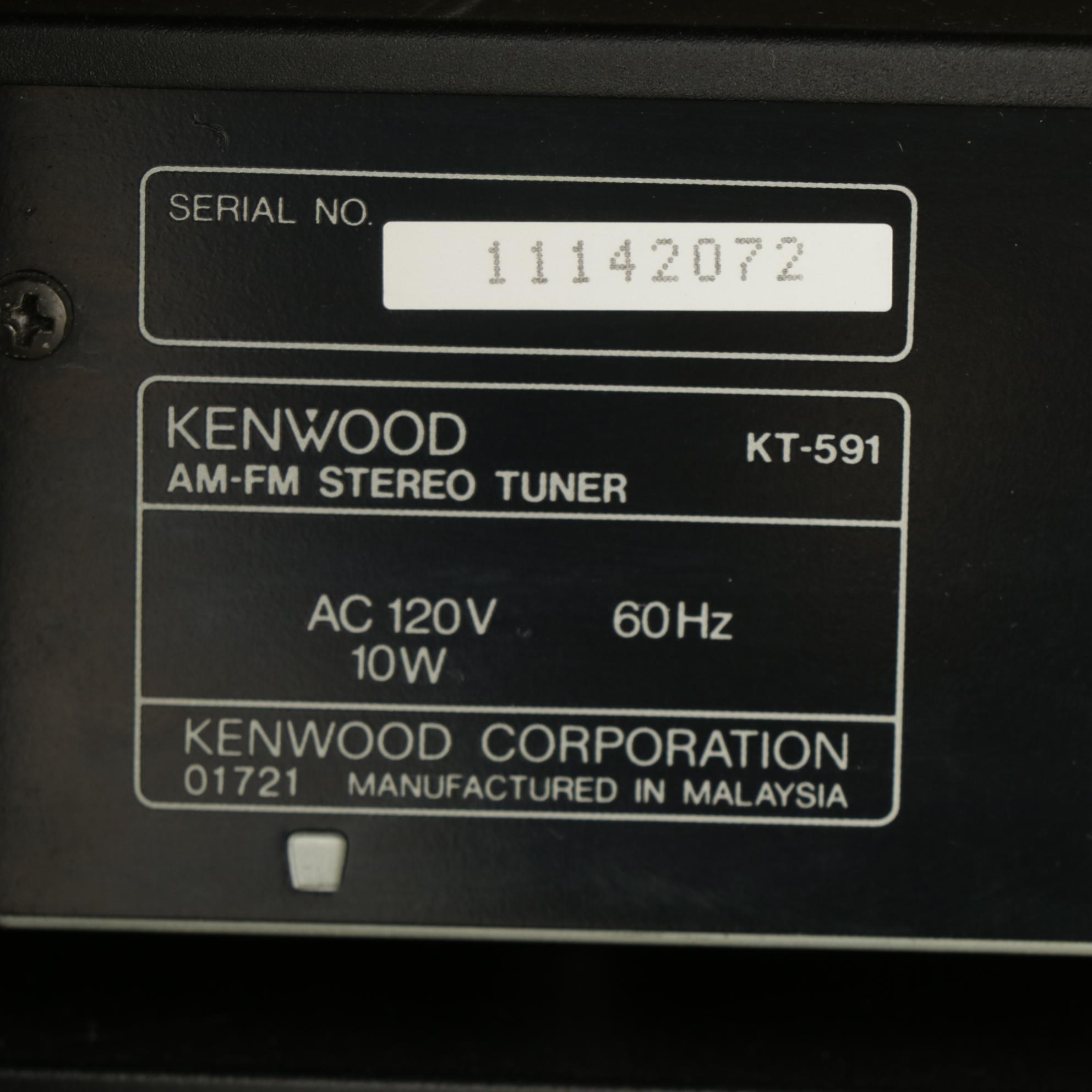 Kenwood Stereo Component System with Speakers