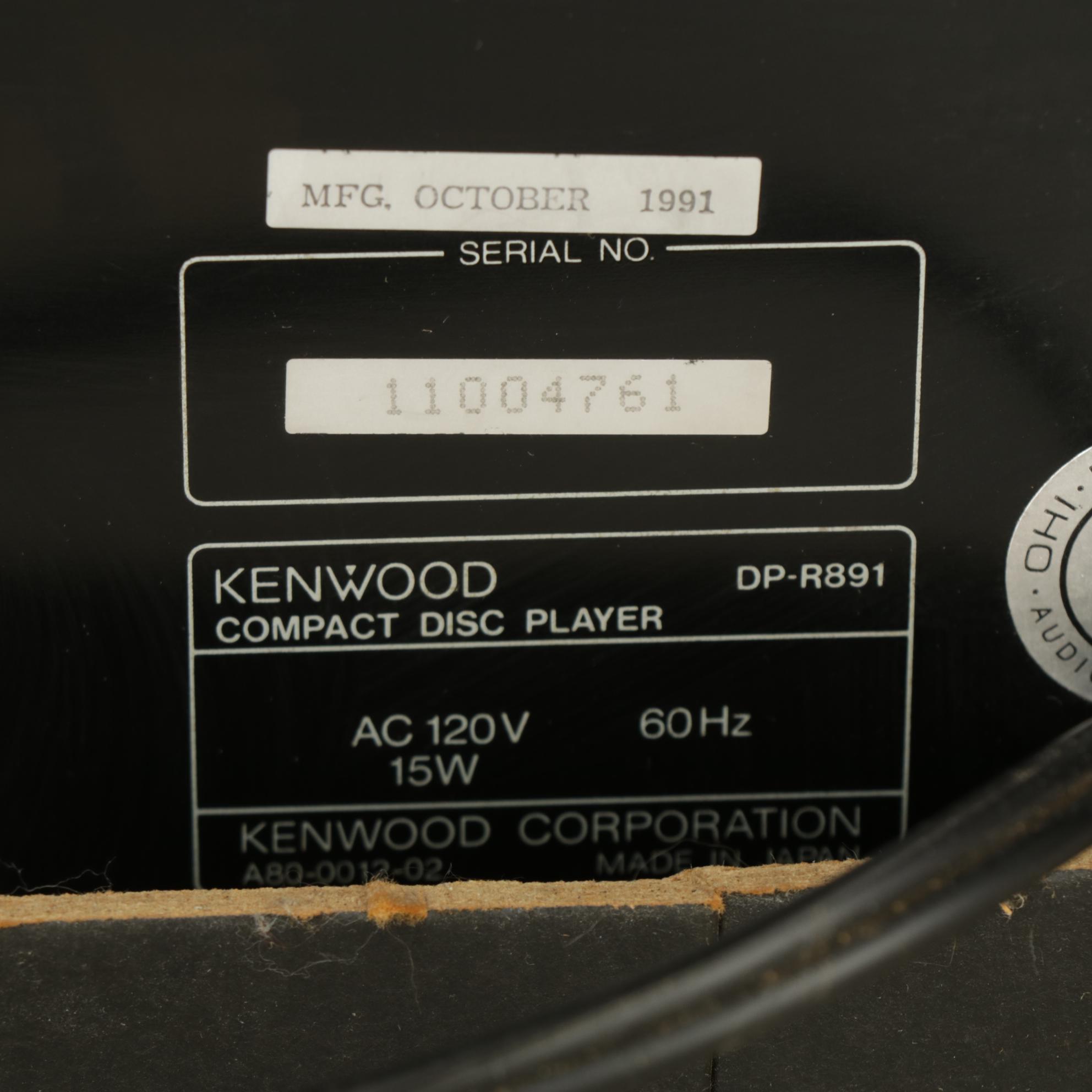 Kenwood Stereo Component System with Speakers