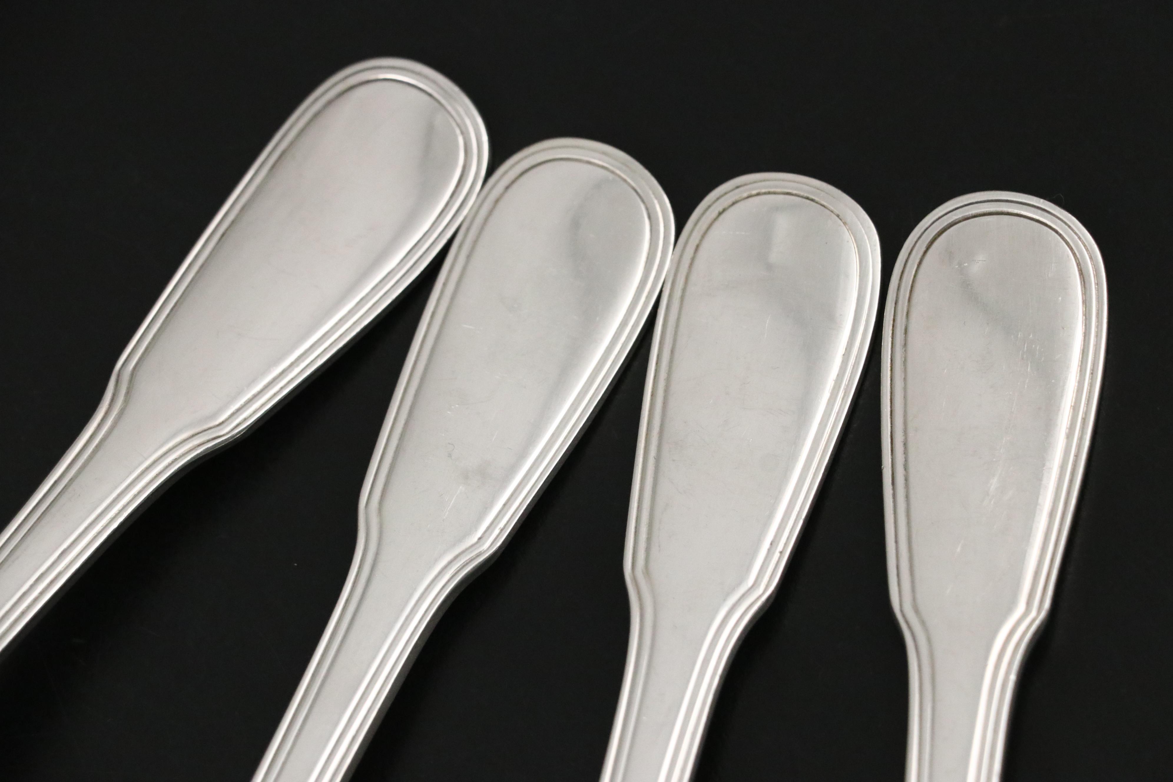 Tiffany & Co. "Hamilton" Sterling Silver Flatware Set