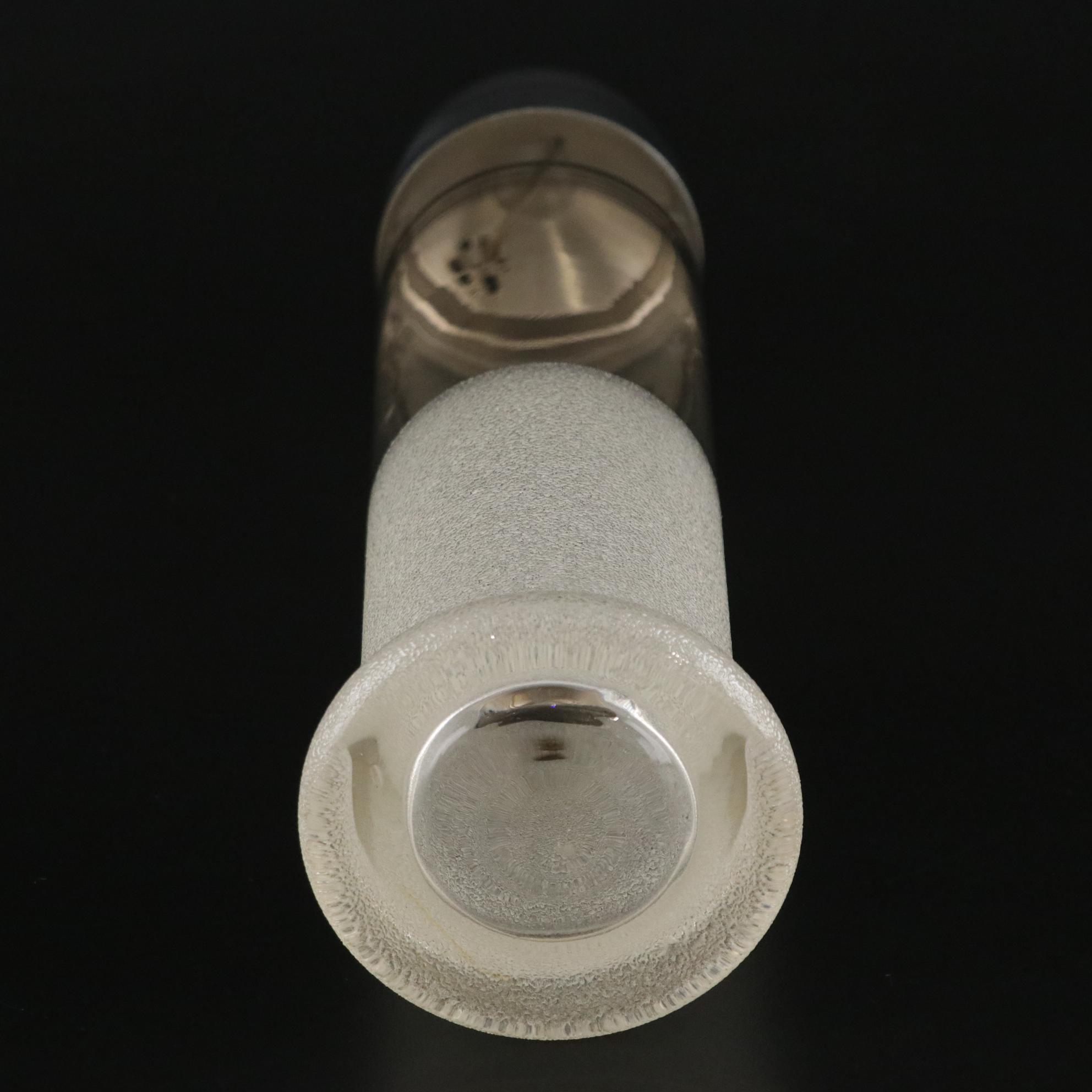 Mid Century Modern Cocktail Shaker and Eight Glasses