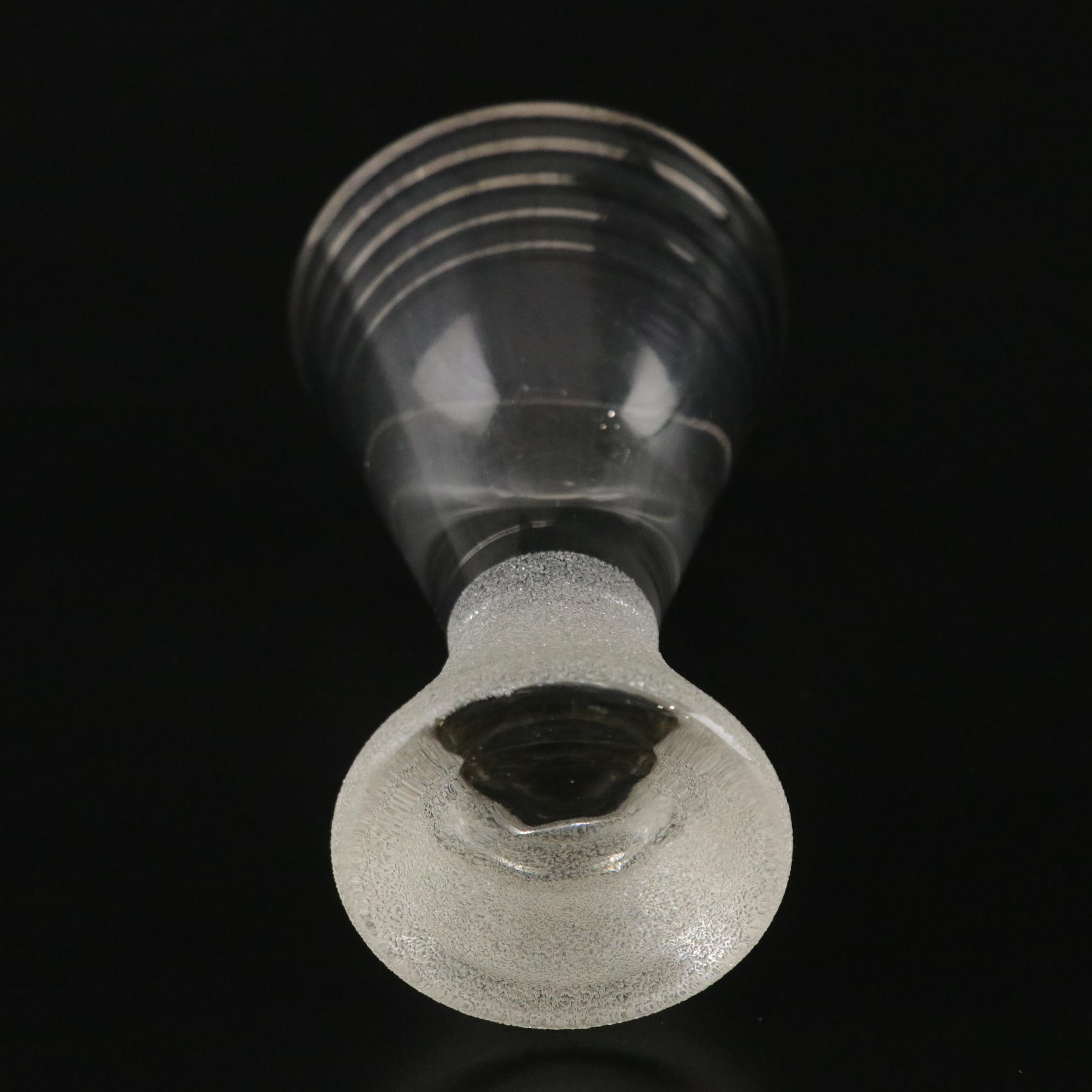 Mid Century Modern Cocktail Shaker and Eight Glasses