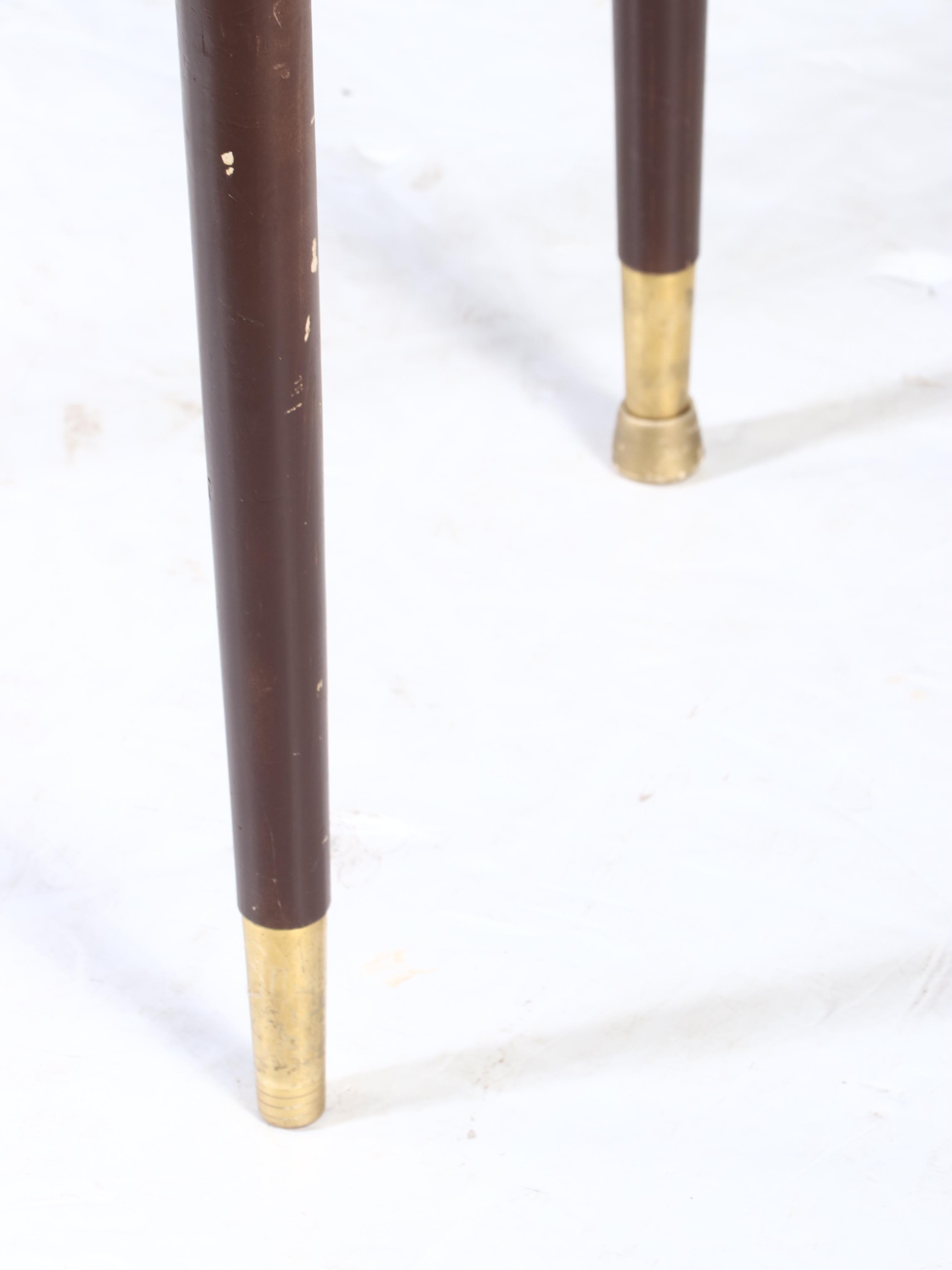 Singer Slant-O-Matic Model 401A Sewing Machine Wood Sewing Table, Mid-20th C.