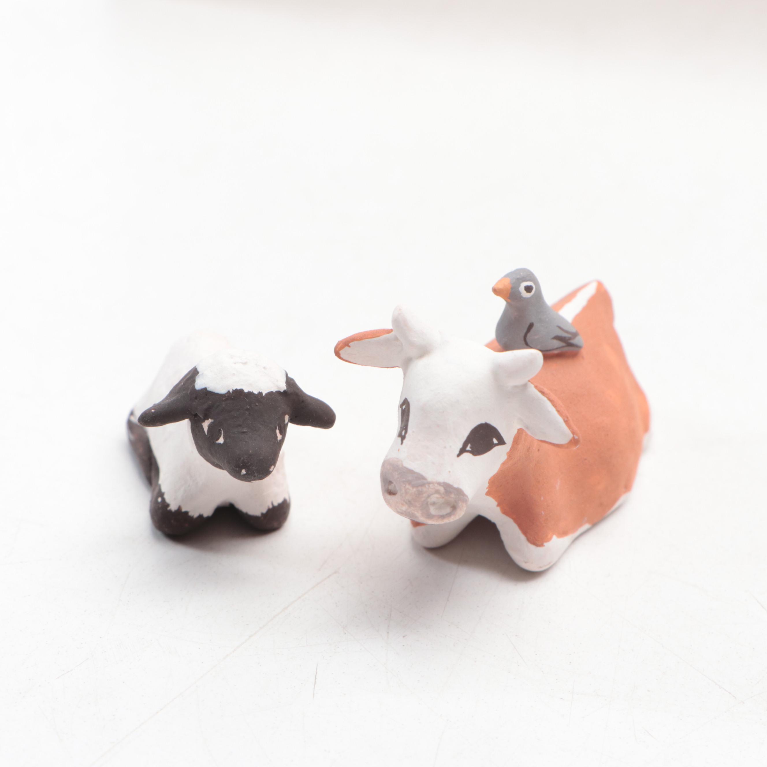 Marilyn Ray Acoma Pueblo Pottery Nacimiento Nativity Scene