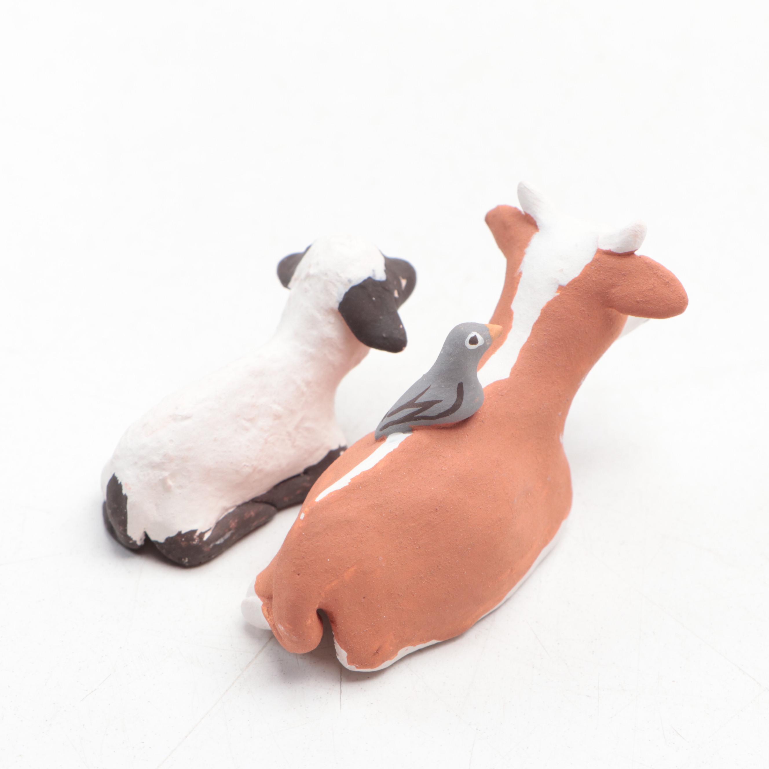 Marilyn Ray Acoma Pueblo Pottery Nacimiento Nativity Scene