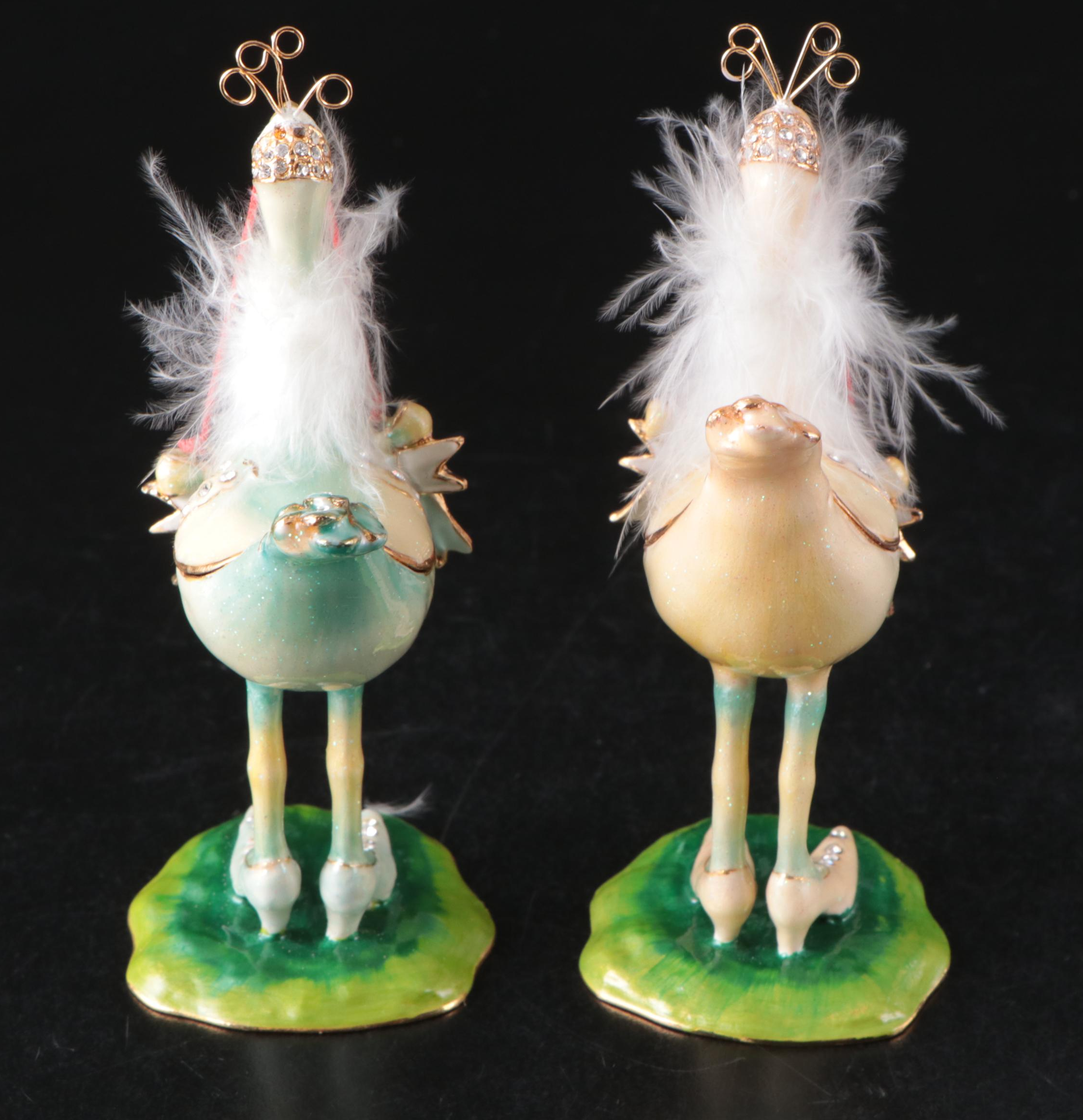 Department 56 Krinkles Embellished Boxes and Snow Globe