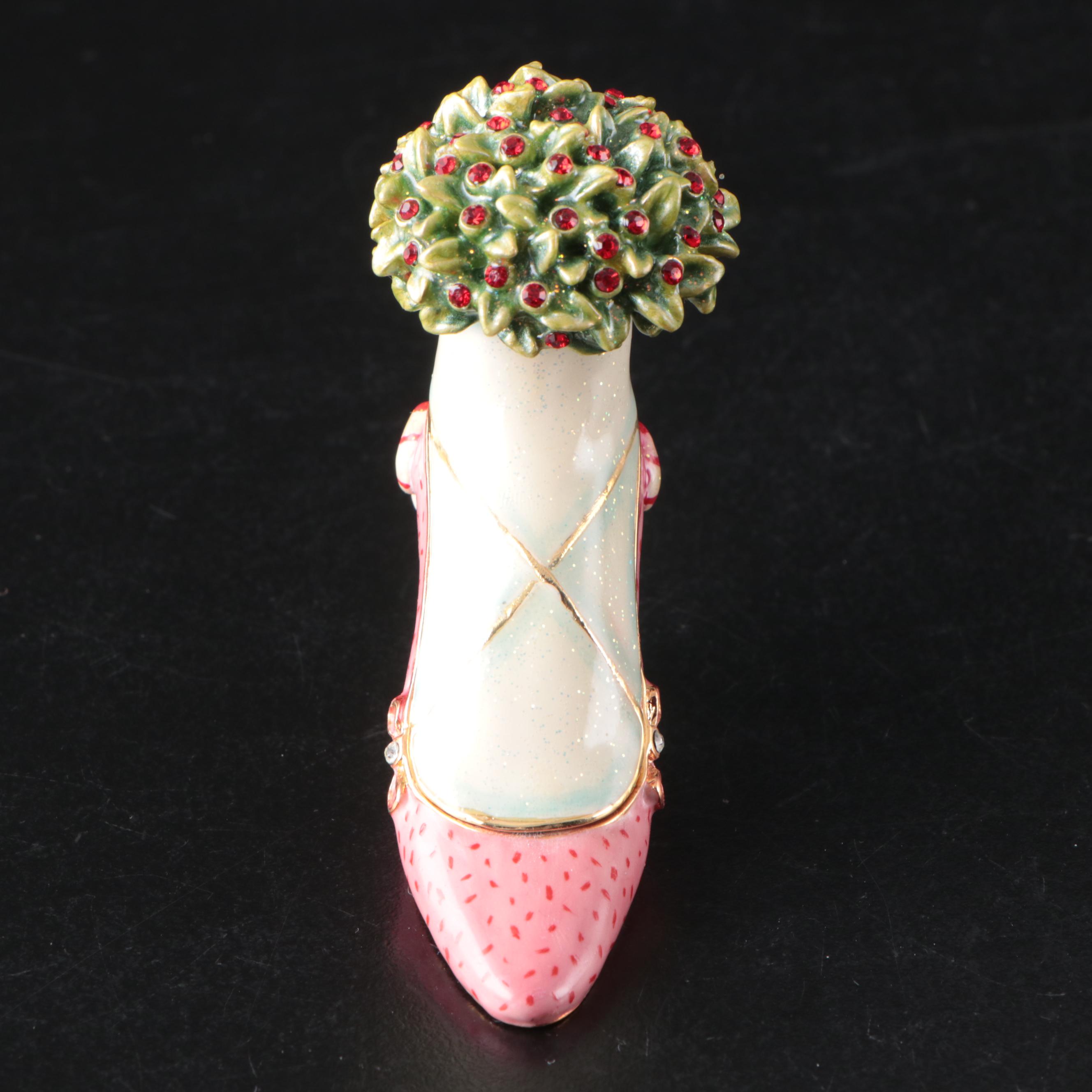 Department 56 Krinkles Embellished Boxes and Snow Globe