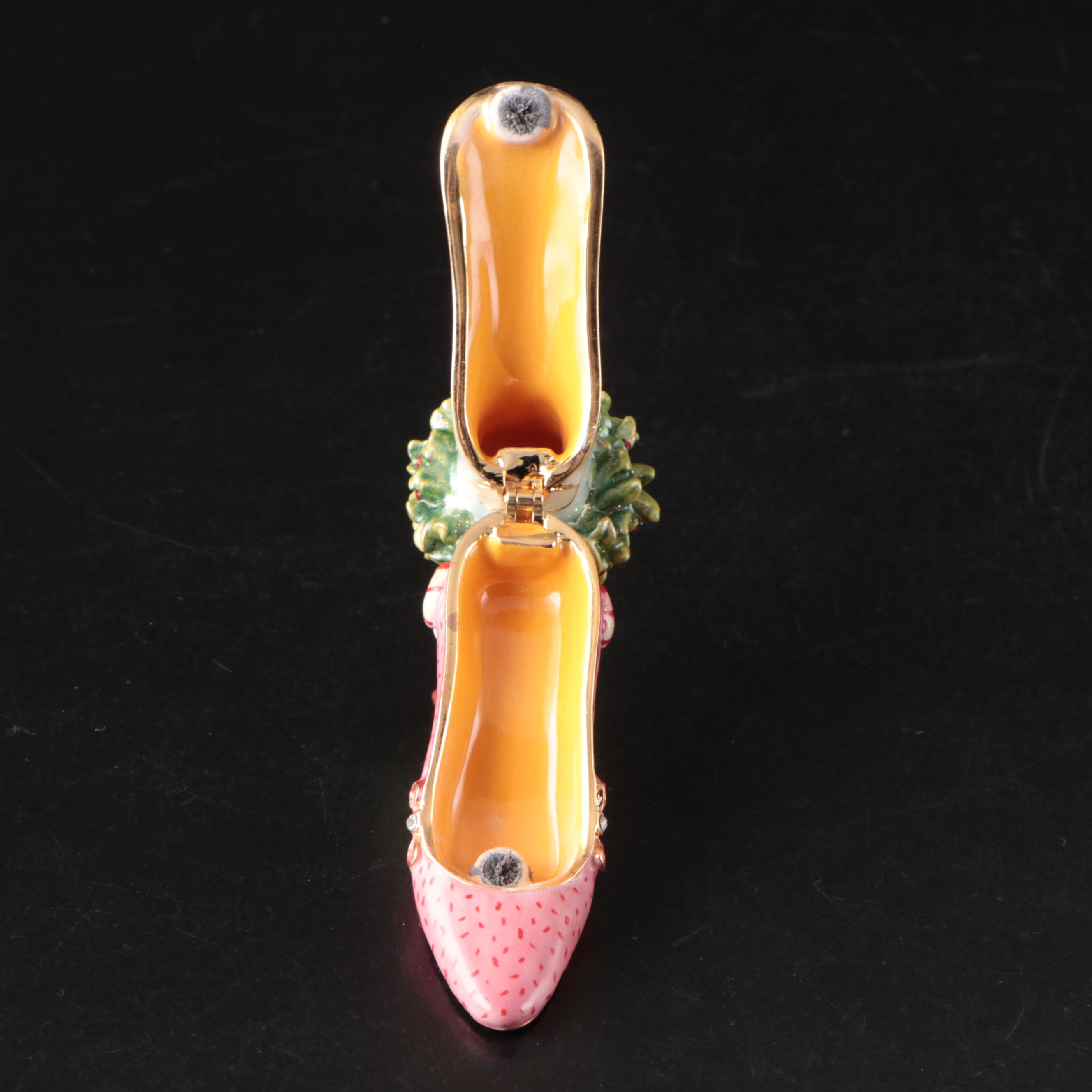 Department 56 Krinkles Embellished Boxes and Snow Globe