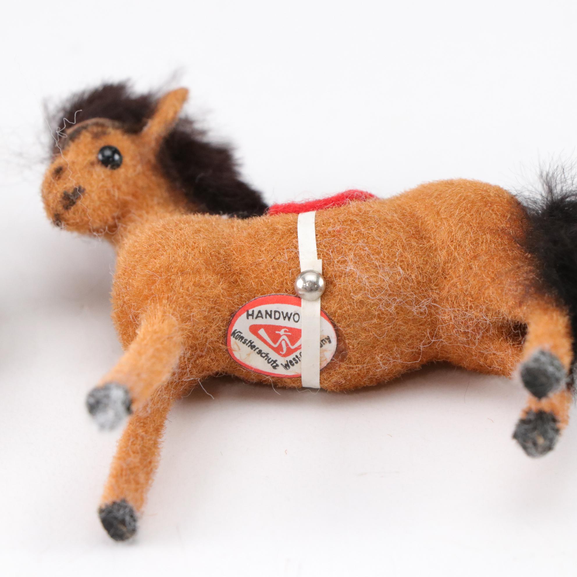 Animal Figures in Wood, Ceramic, Metal, and Fiber, Mid 20th Century