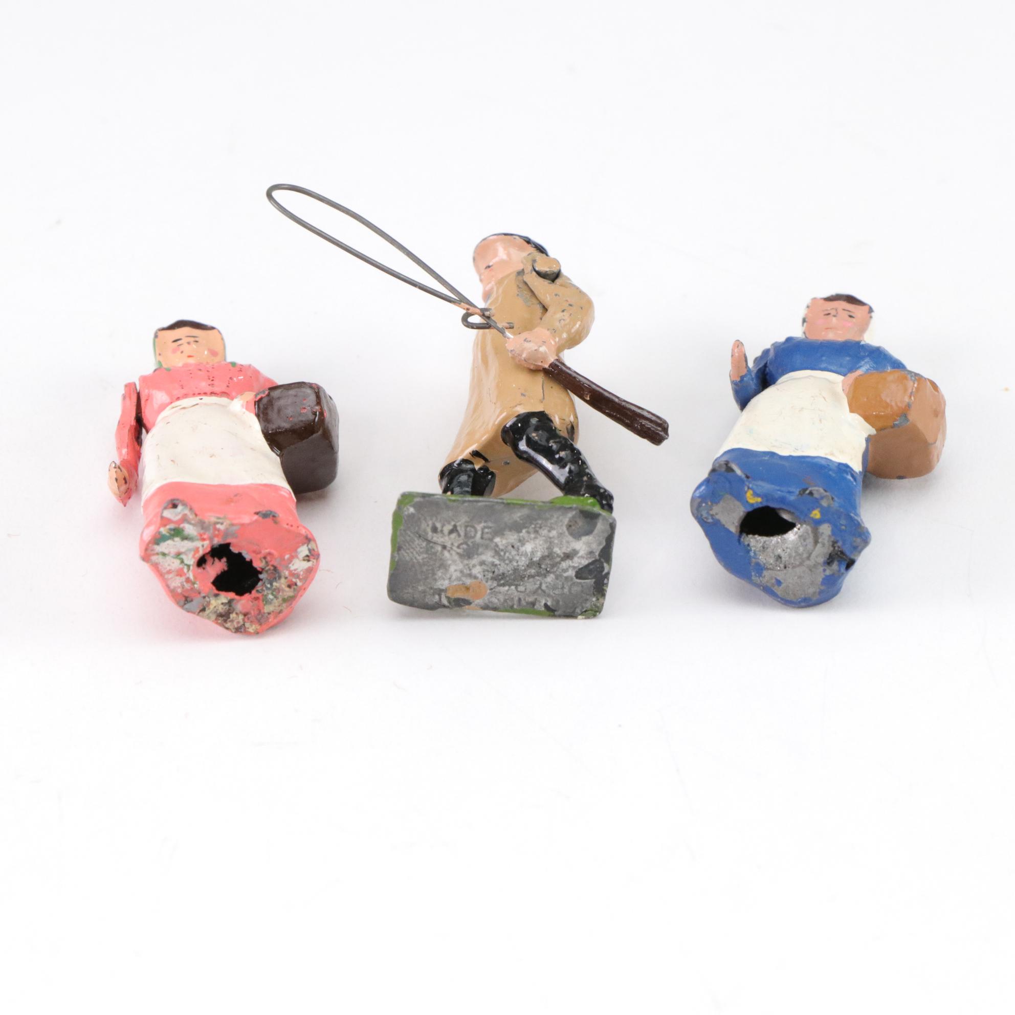 Animal Figures in Wood, Ceramic, Metal, and Fiber, Mid 20th Century