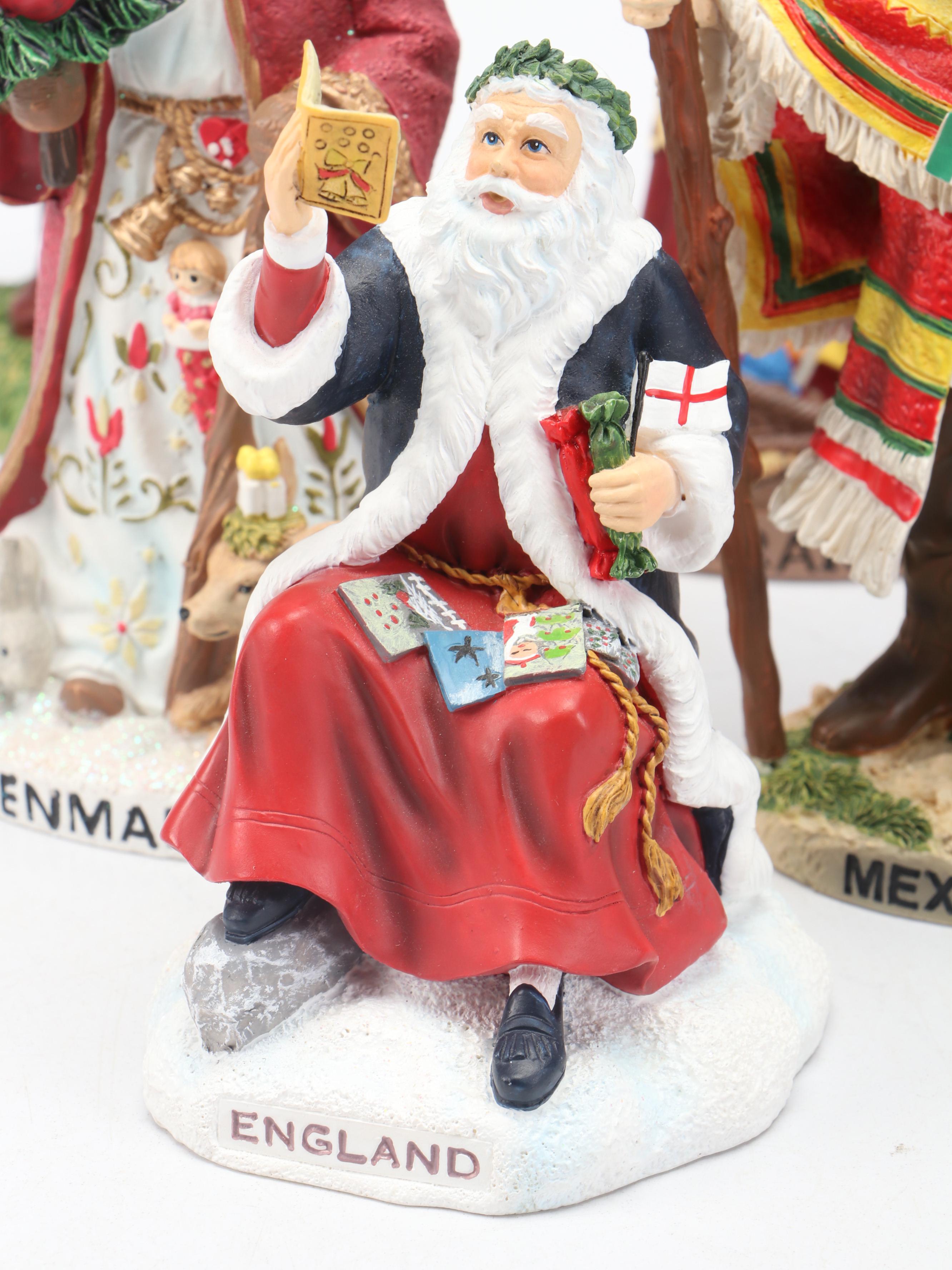 Pipka Resin World of Santas Figurines
