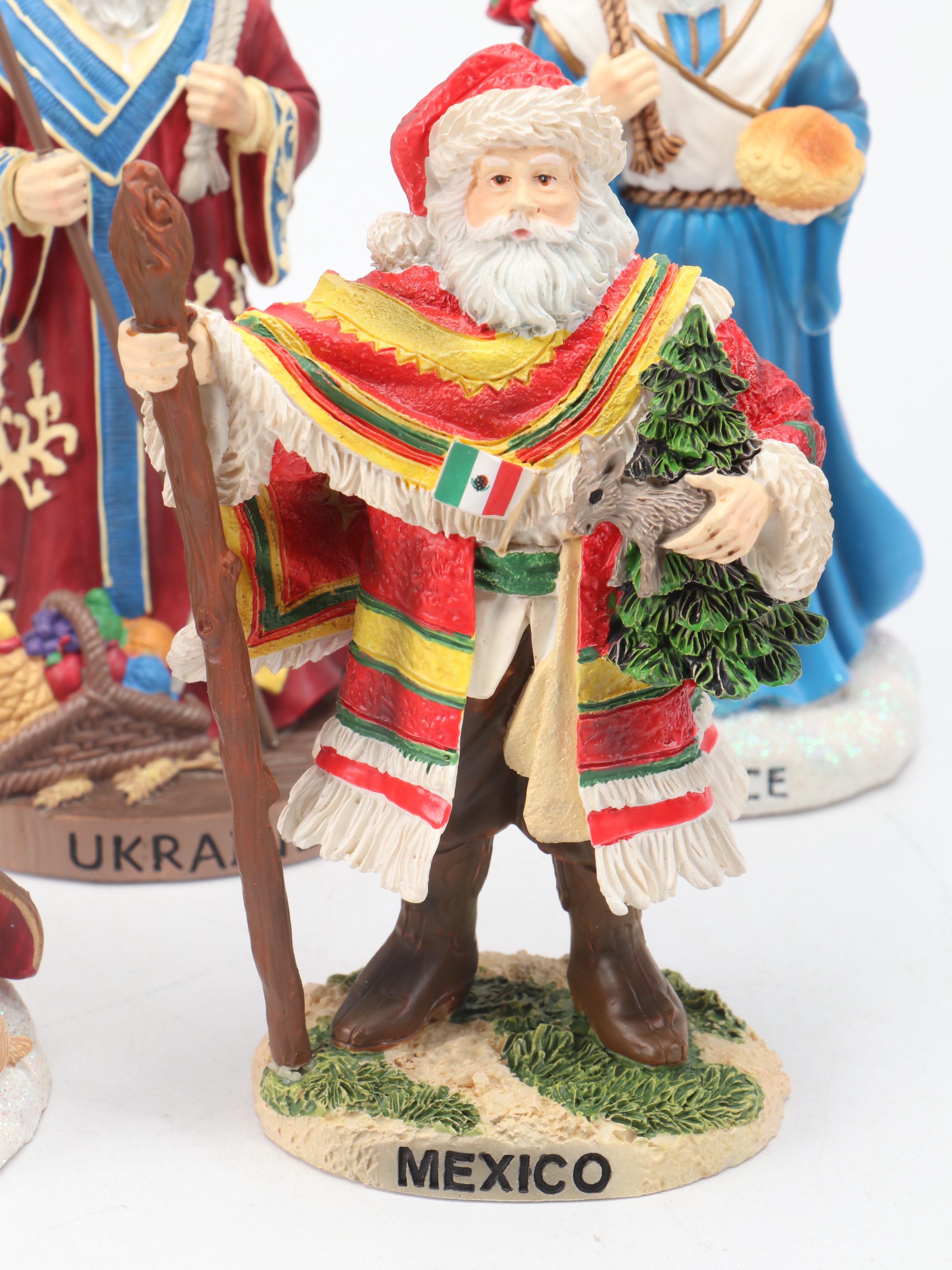 Pipka Resin World of Santas Figurines