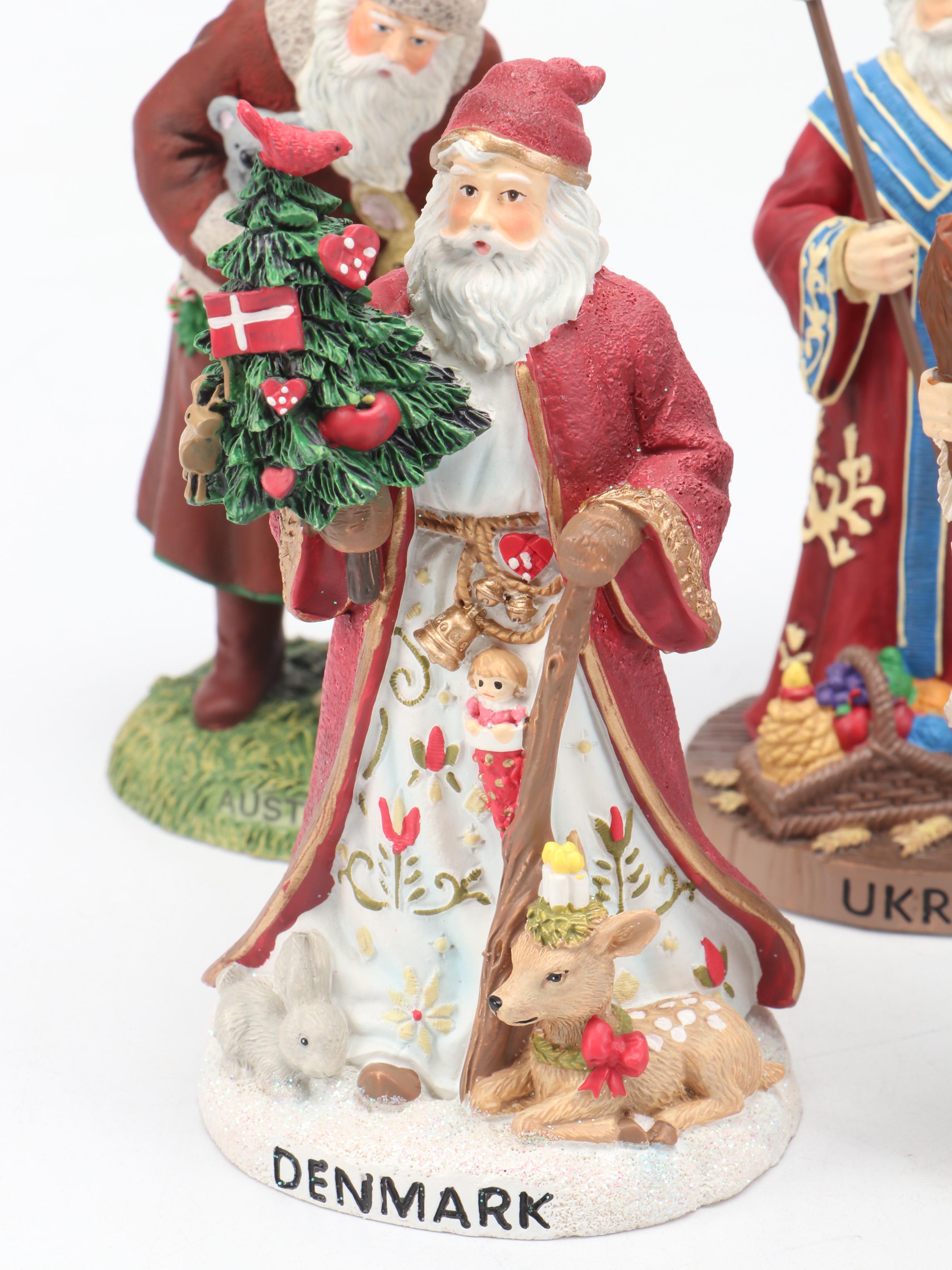 Pipka Resin World of Santas Figurines