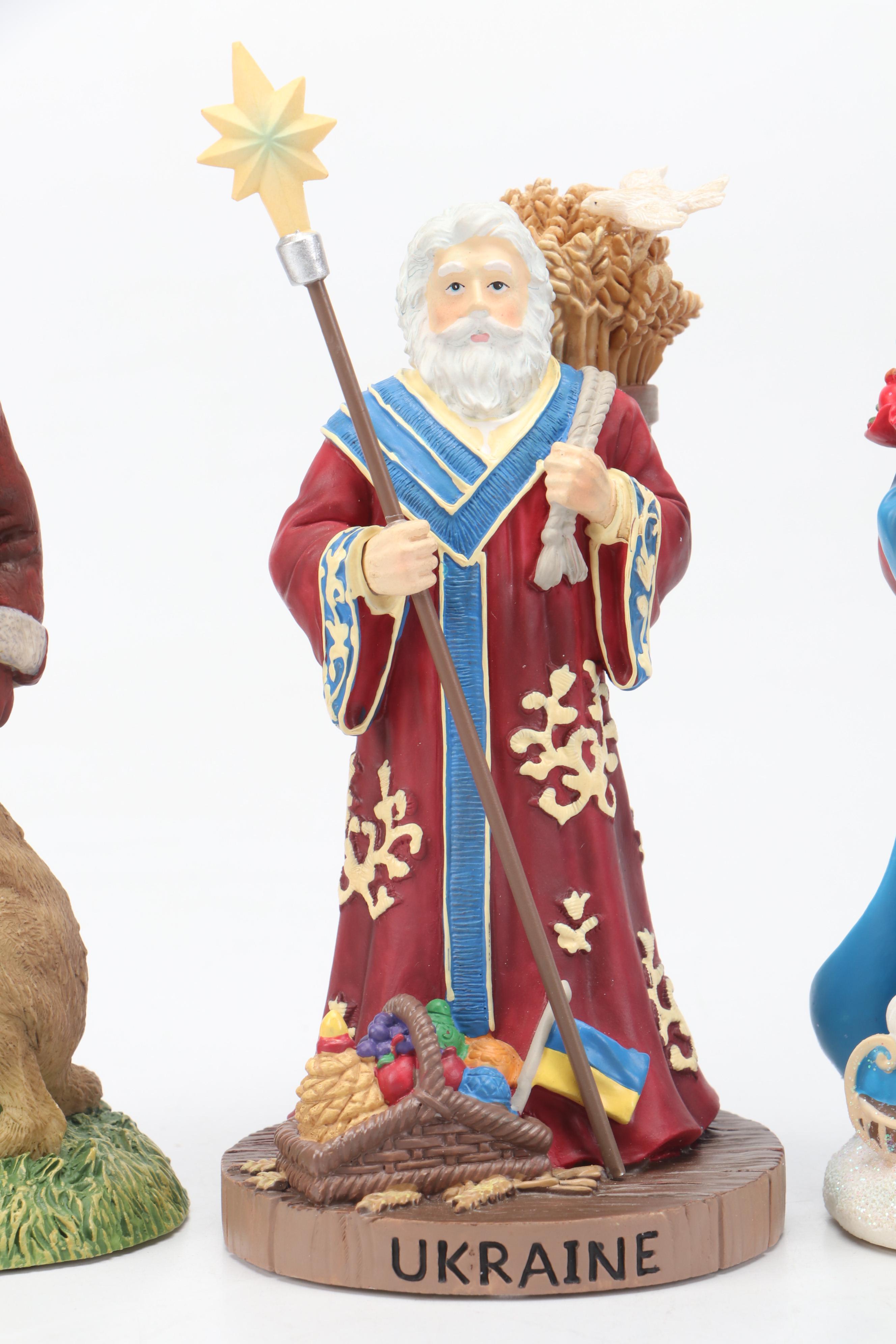 Pipka Resin World of Santas Figurines