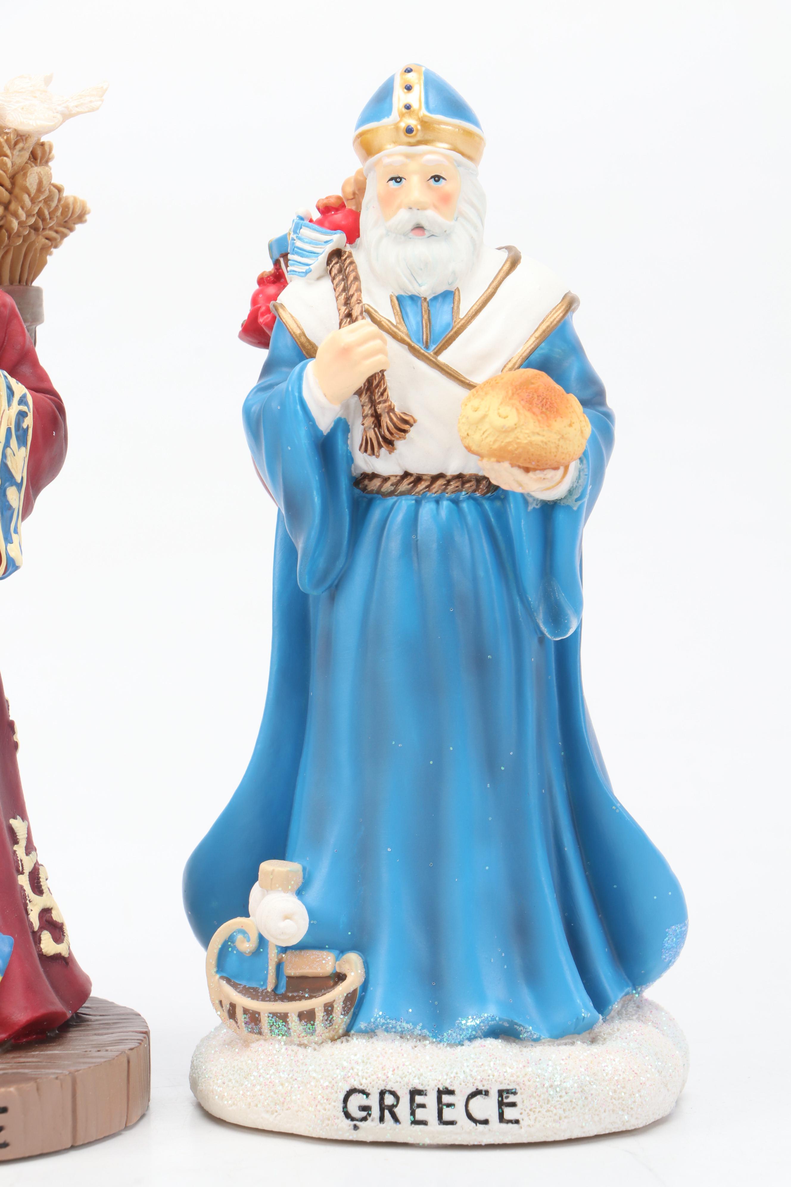 Pipka Resin World of Santas Figurines