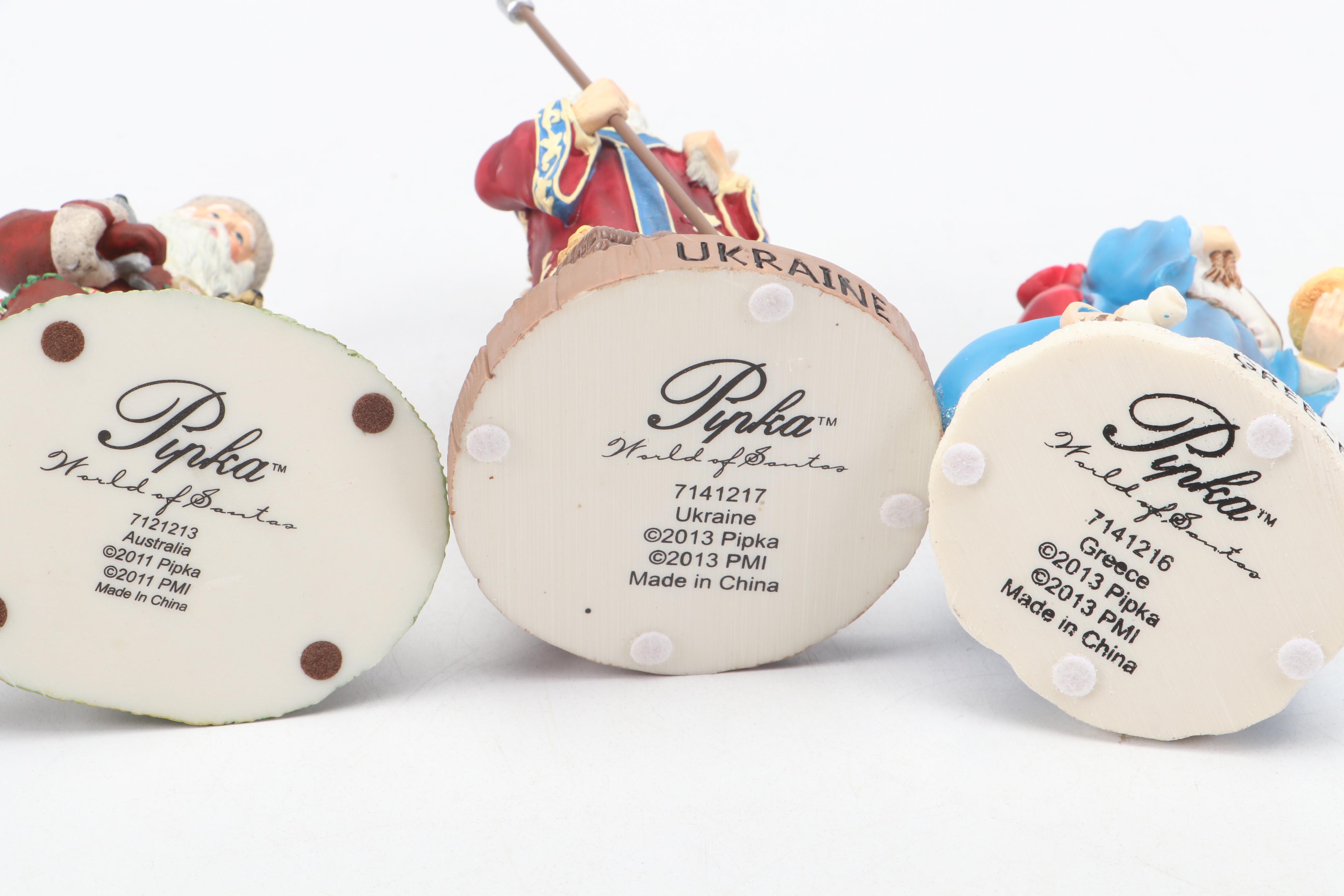 Pipka Resin World of Santas Figurines