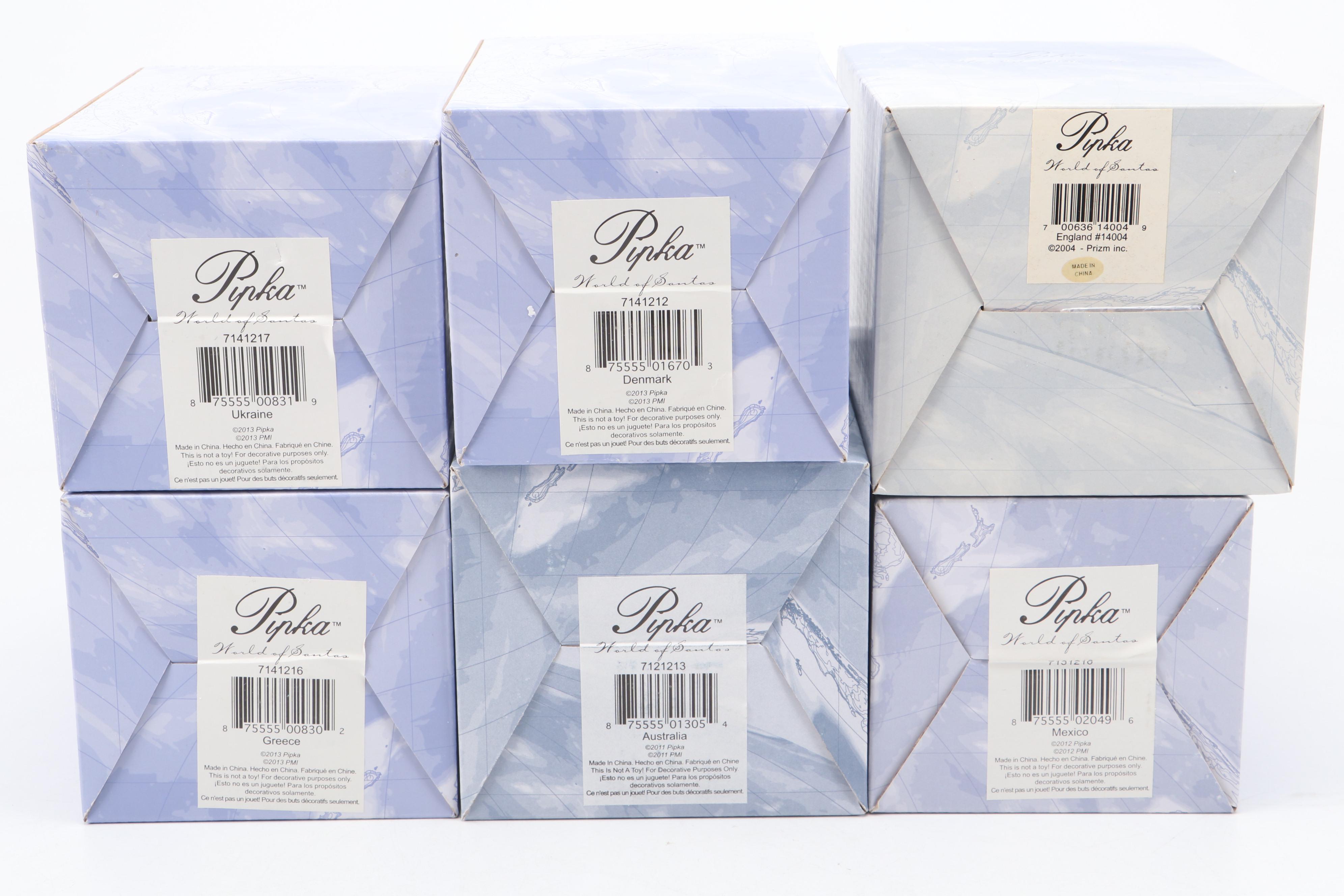 Pipka Resin World of Santas Figurines