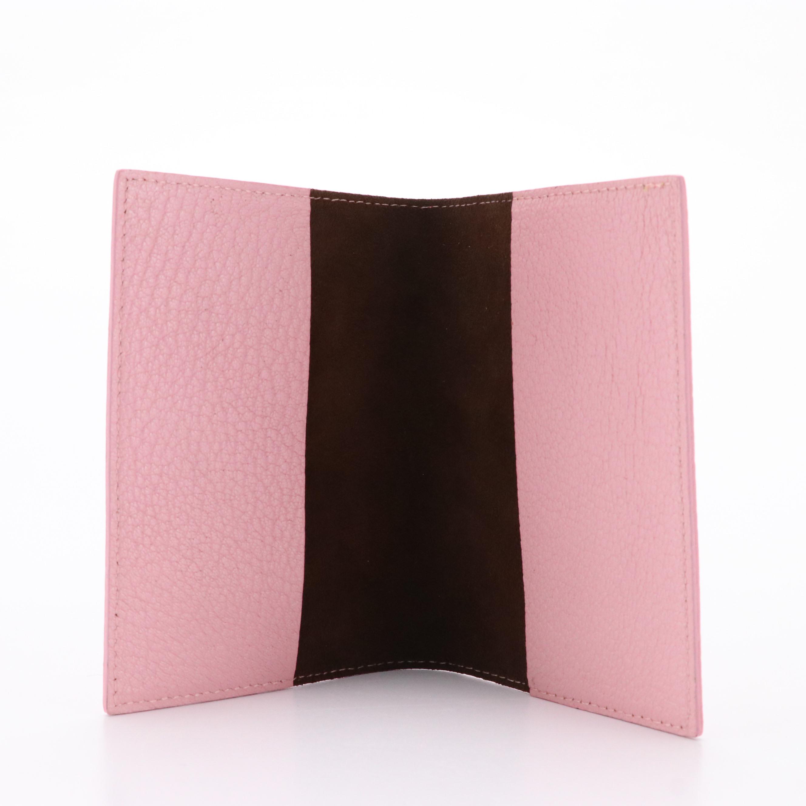 Tiffany & Co. Passport Case in Light Pink Calfskin Leather with Box