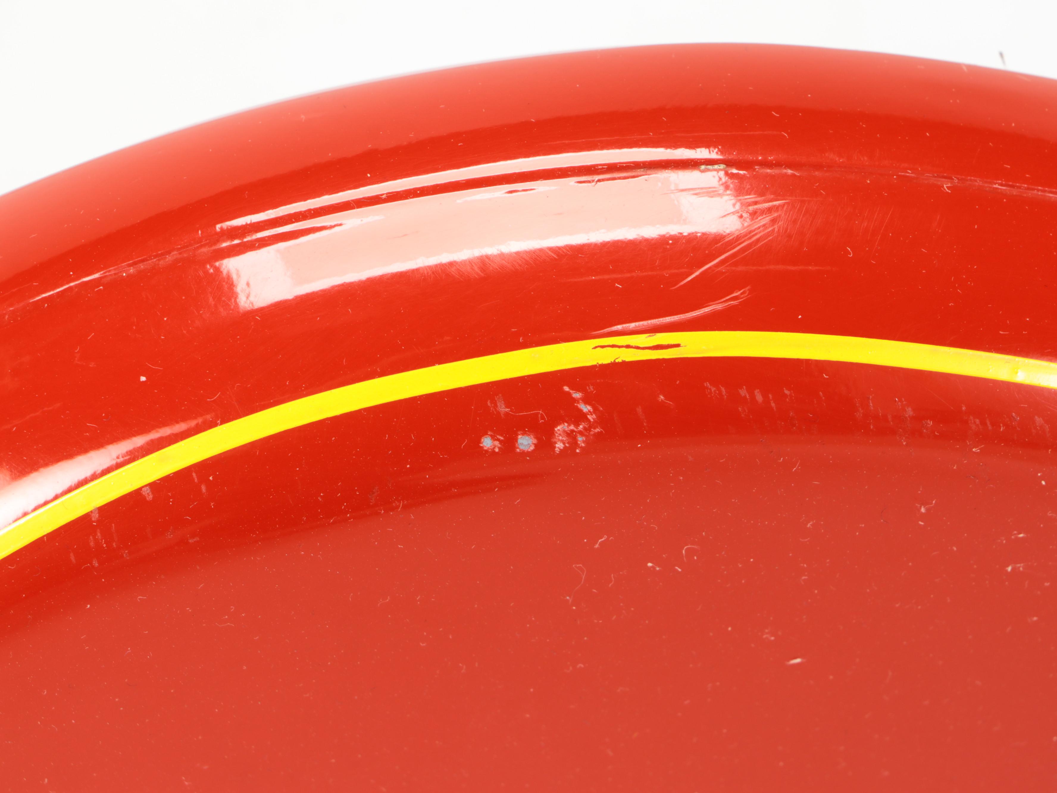 Restored Red "Skippy Racer" Metal Scooter, 1930s