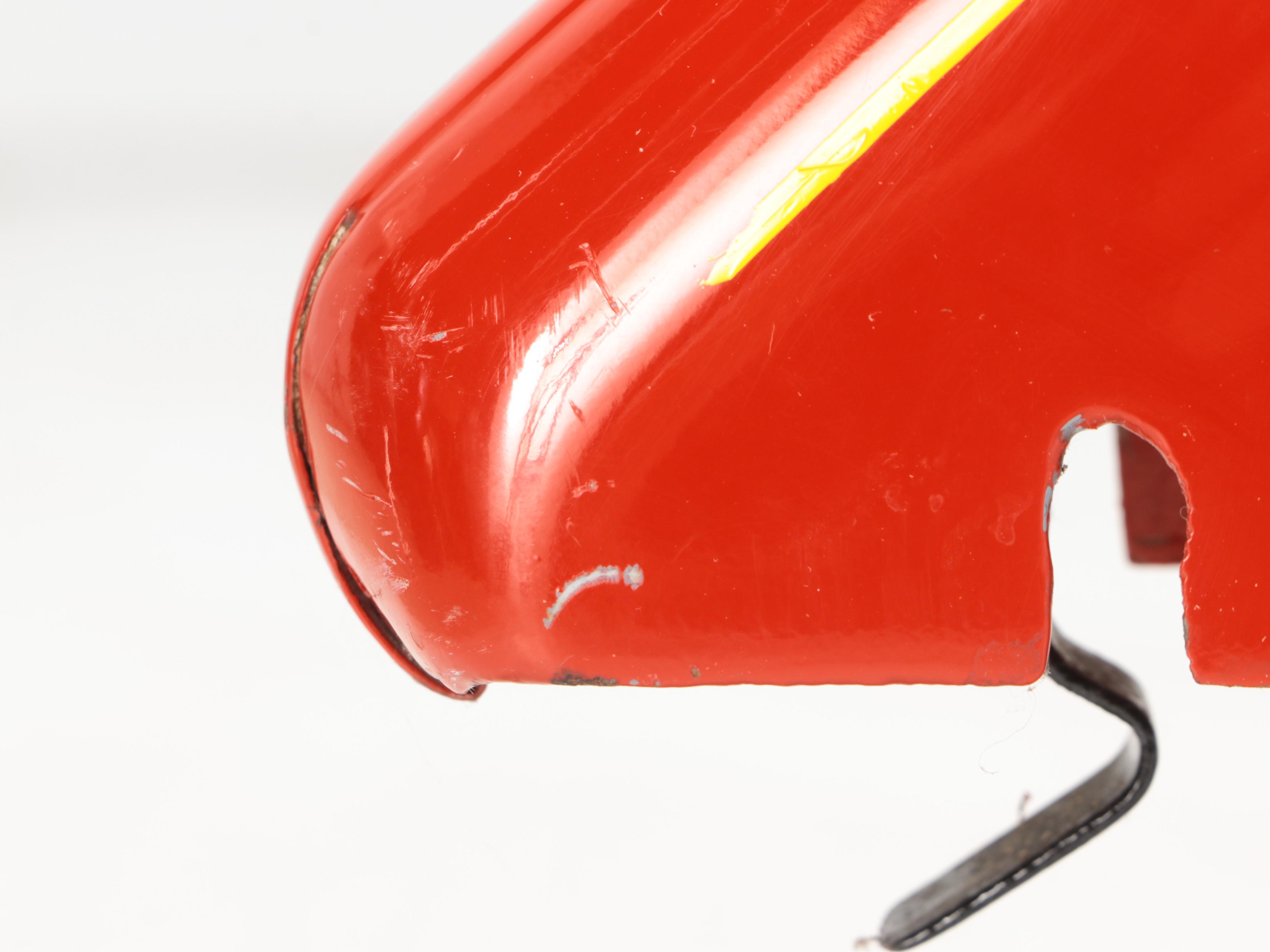 Restored Red "Skippy Racer" Metal Scooter, 1930s