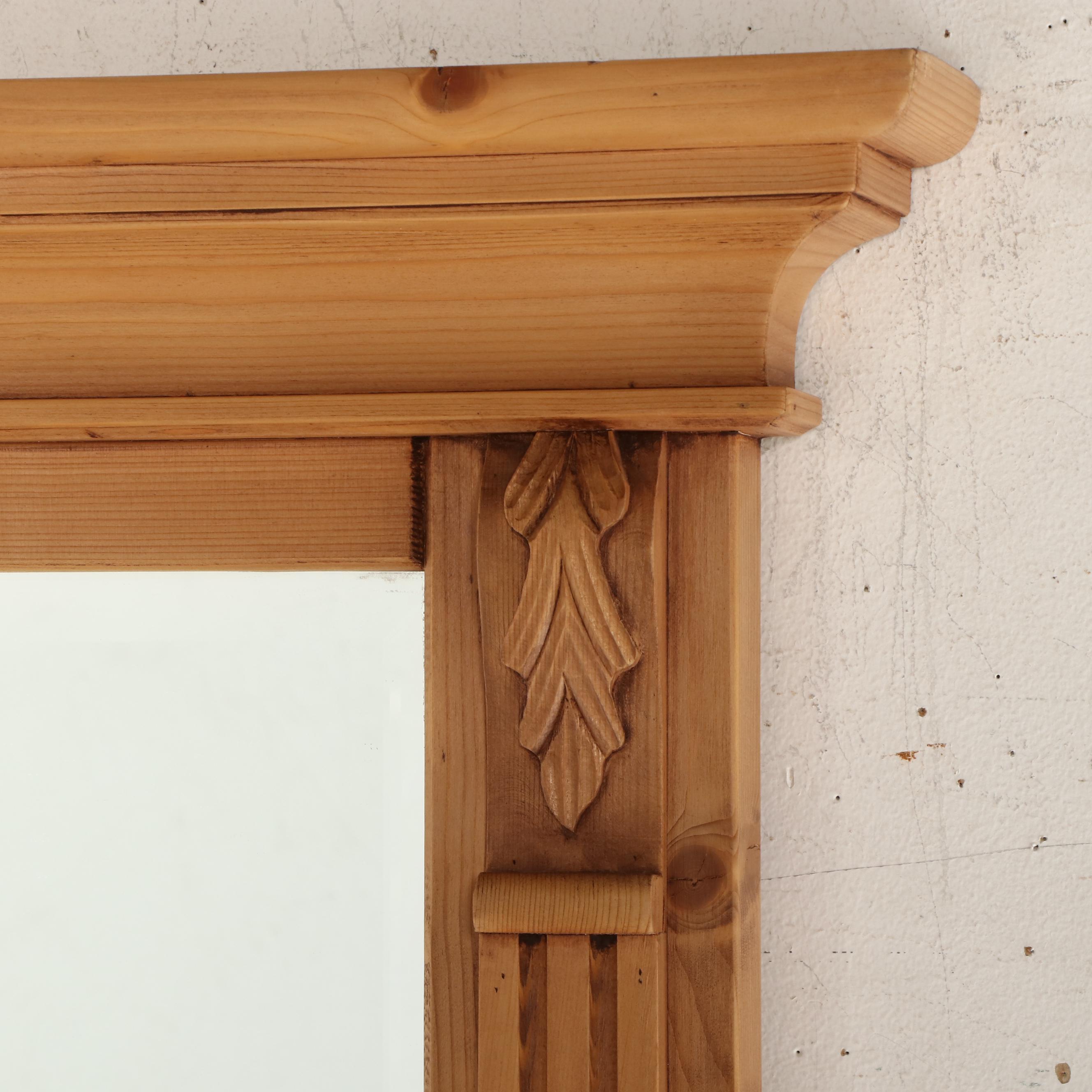 Italian Neoclassical Style Pine Pier Mirror