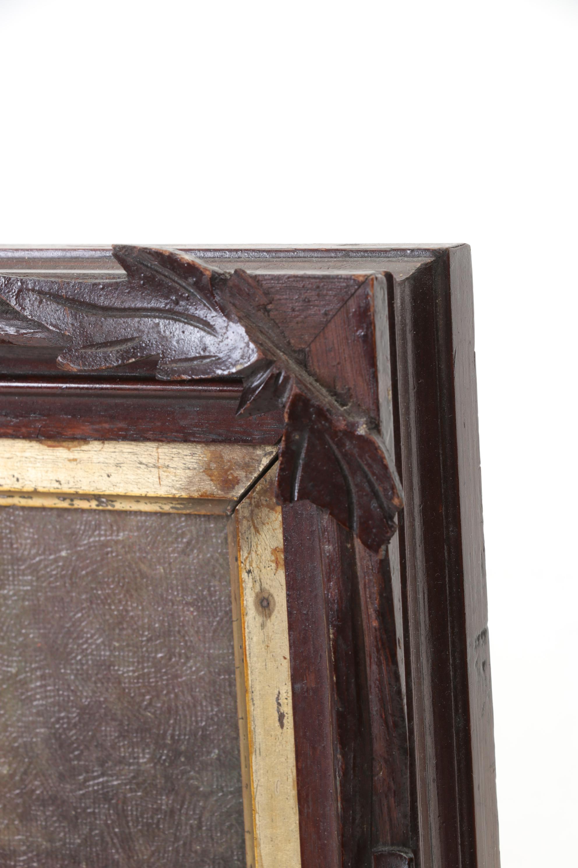 Offset Lithograph After Eastman Johnson "Child with a Rabbit"