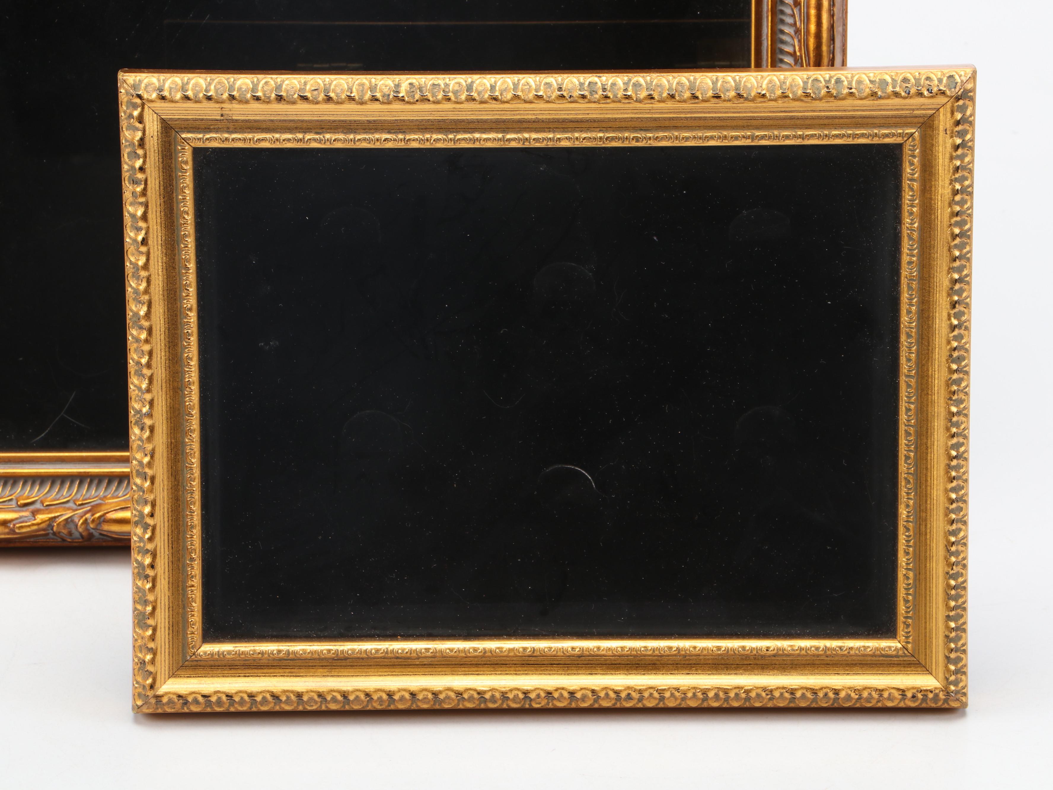 Victorian Style Gilt Resin Shadow Box Frames