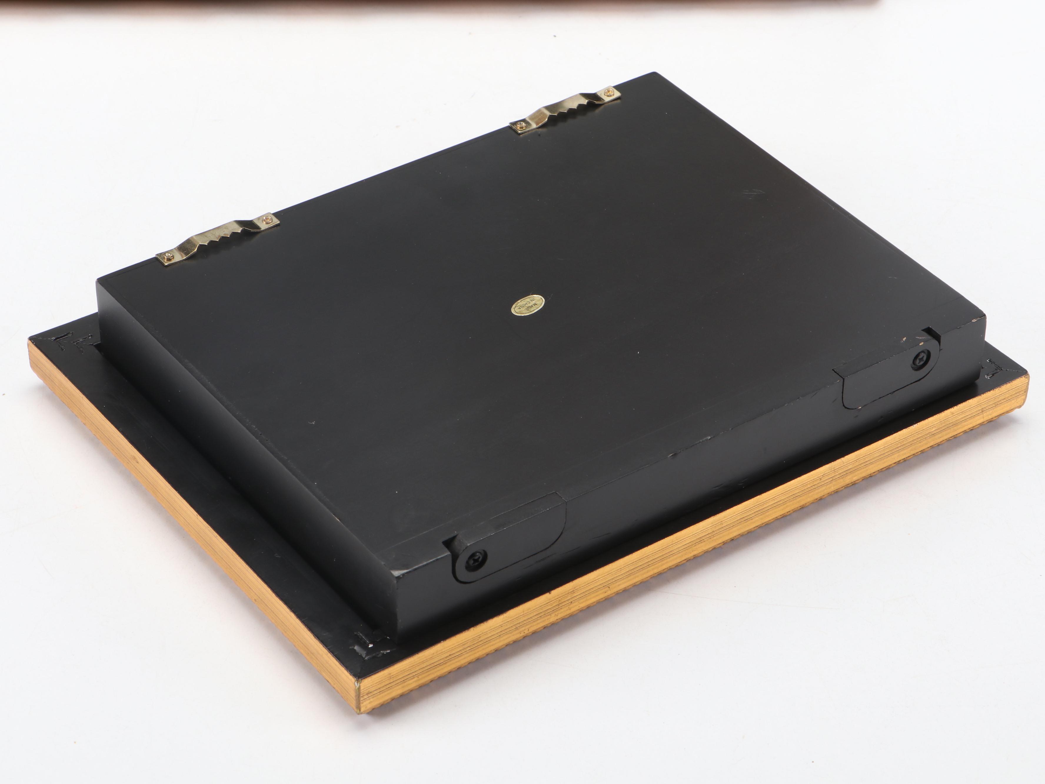 Victorian Style Gilt Resin Shadow Box Frames