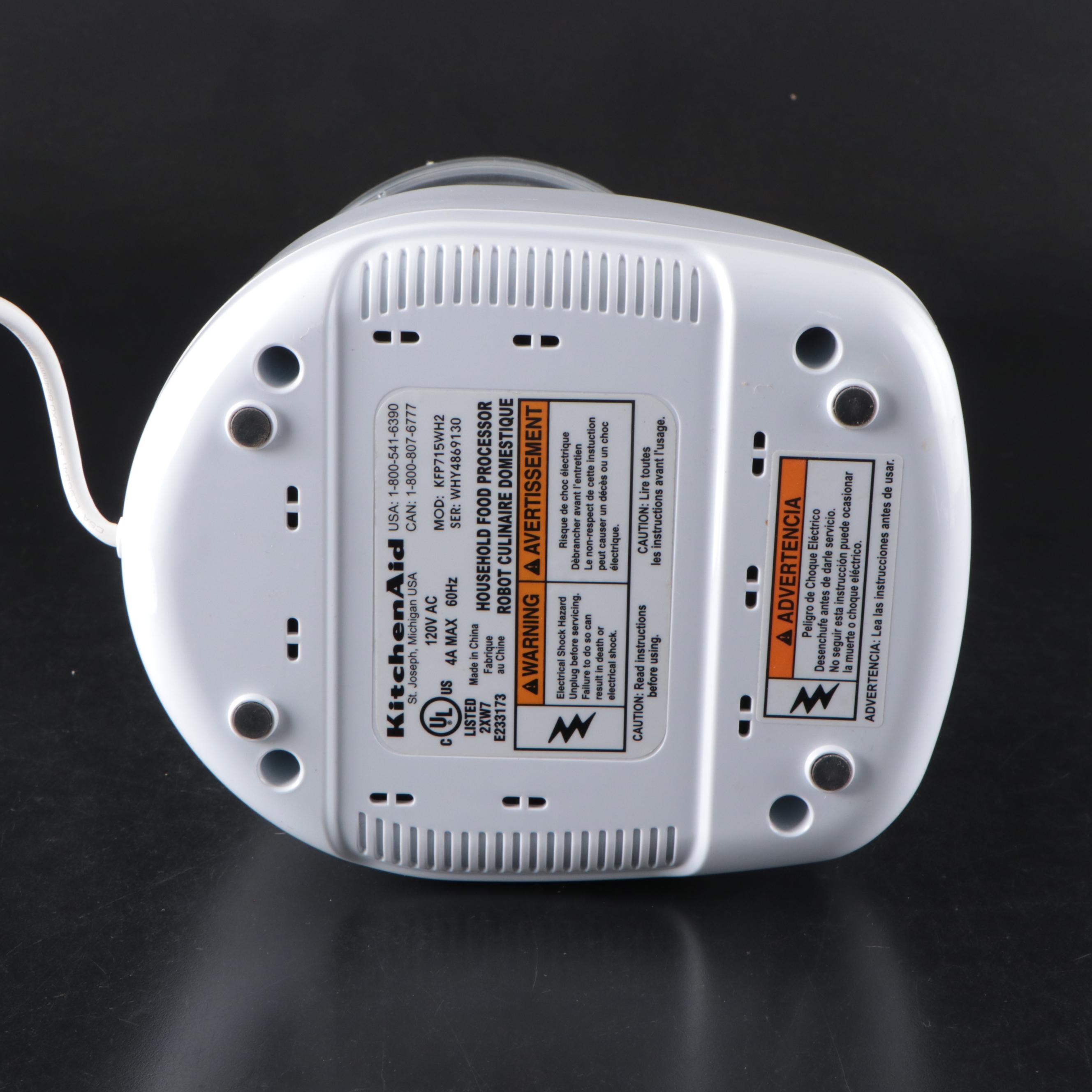 KitchenAid 7 Cup Food Processor, 2009