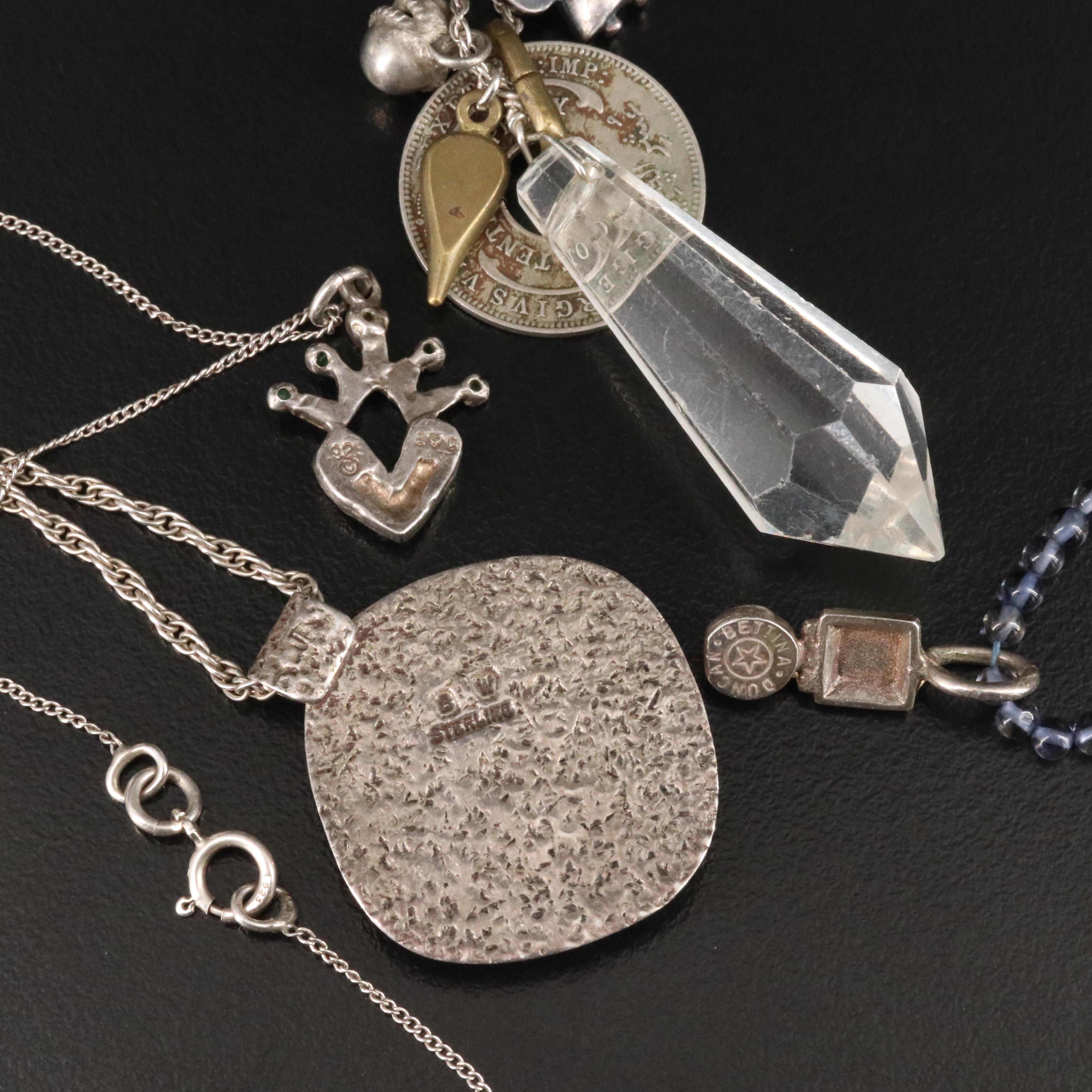 Bettina Duncan and Horn Featured in Sterling Necklaces
