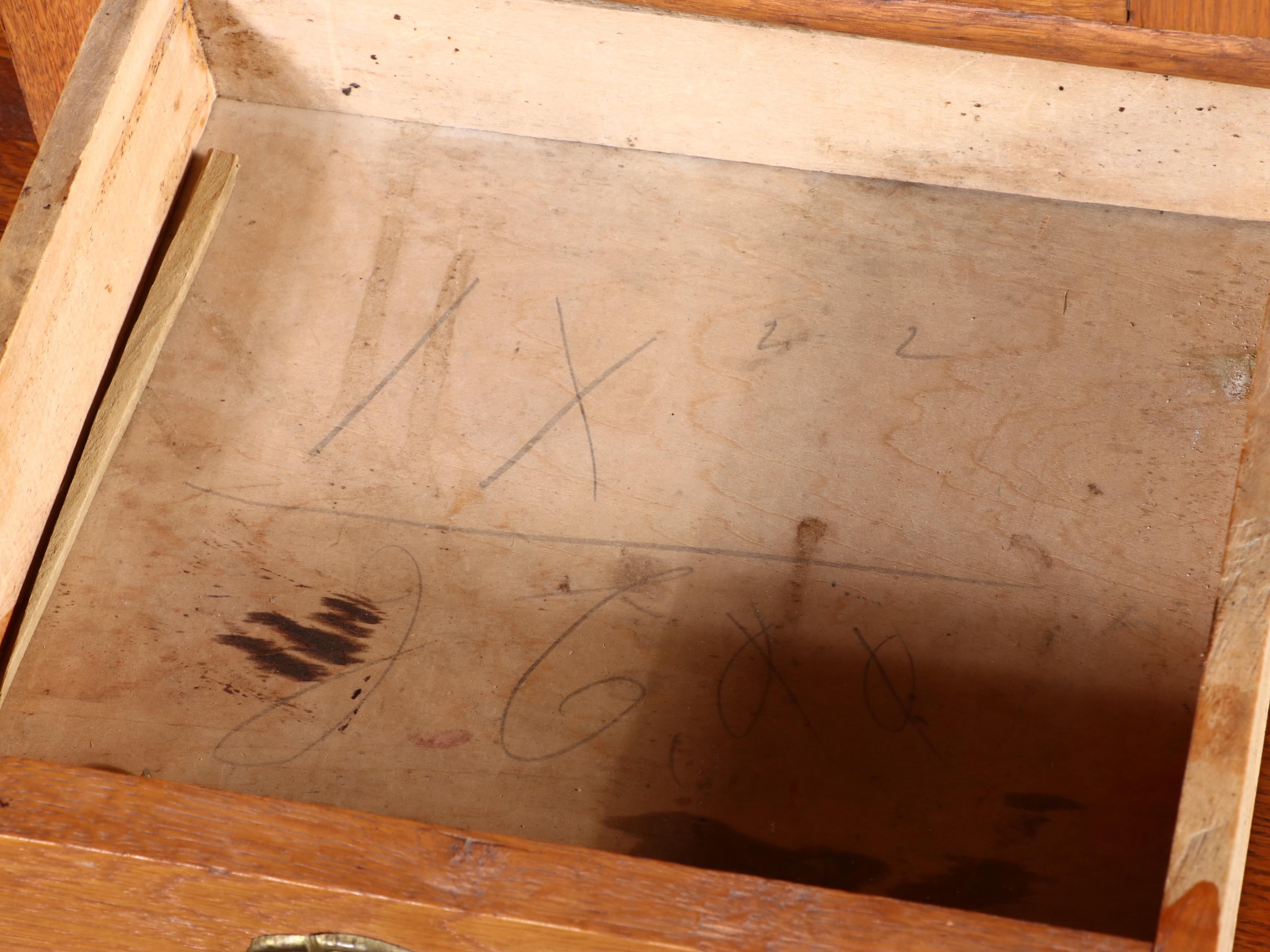 Victorian Oak Gentleman's Dresser, Early 20th Century