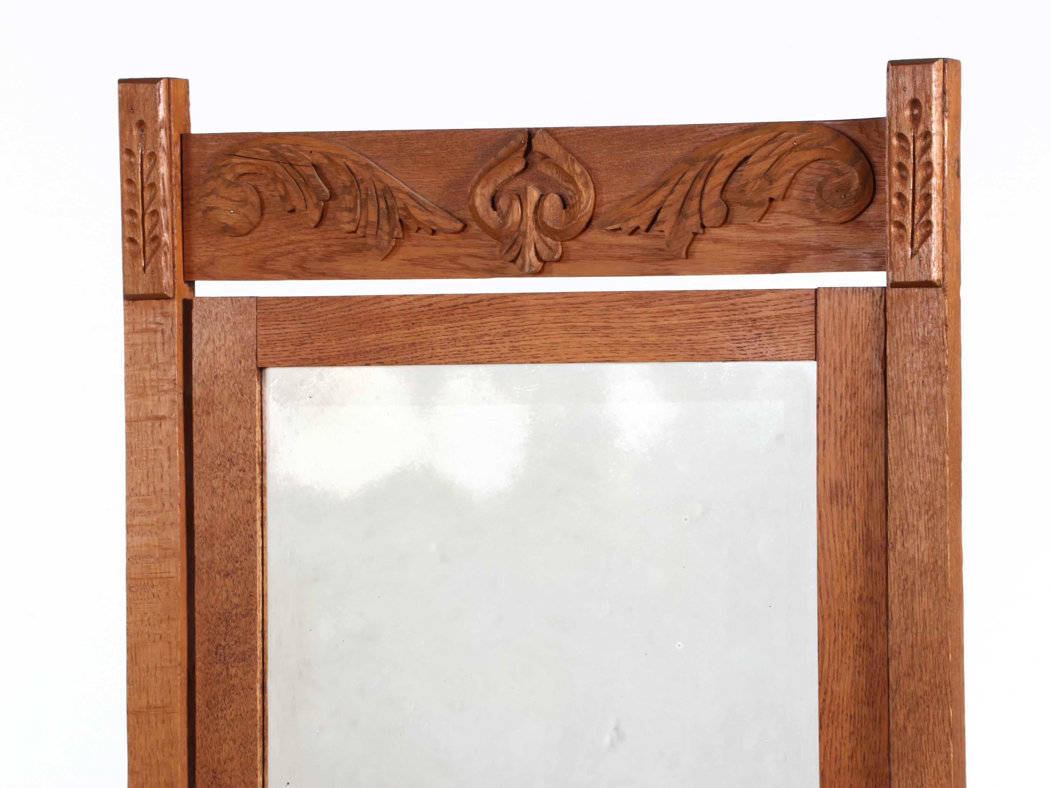 Victorian Oak Gentleman's Dresser, Early 20th Century